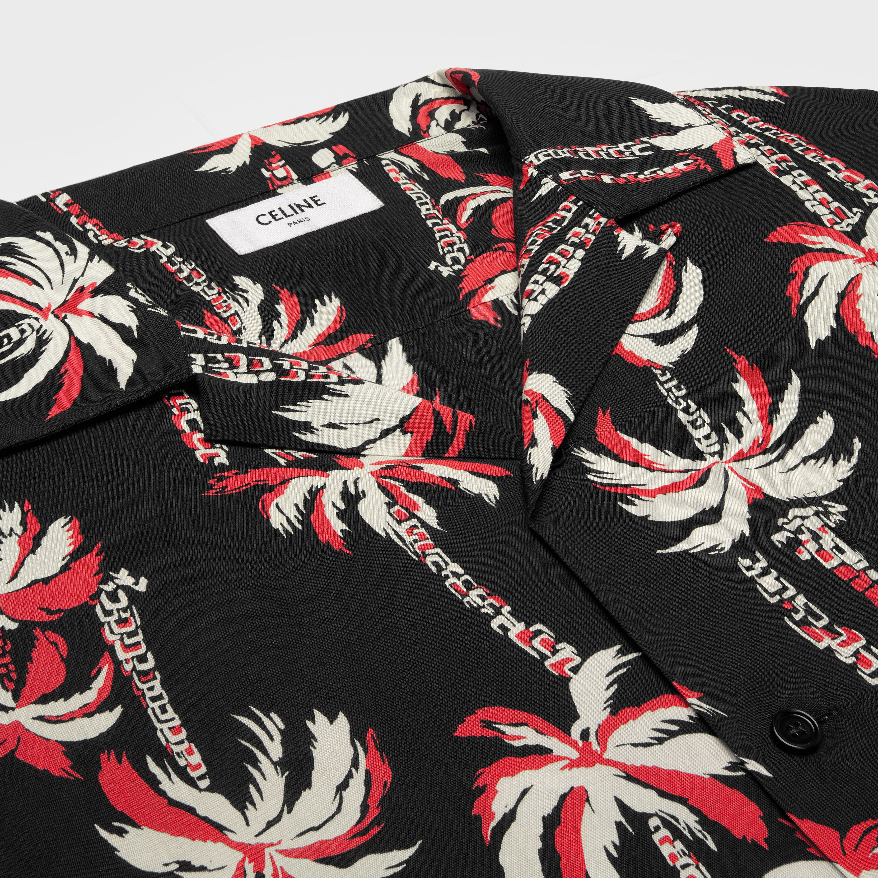 Celine Hawaiian Shirt in Printed Viscose Size US XS / EU 42 / 0 - 3 Thumbnail