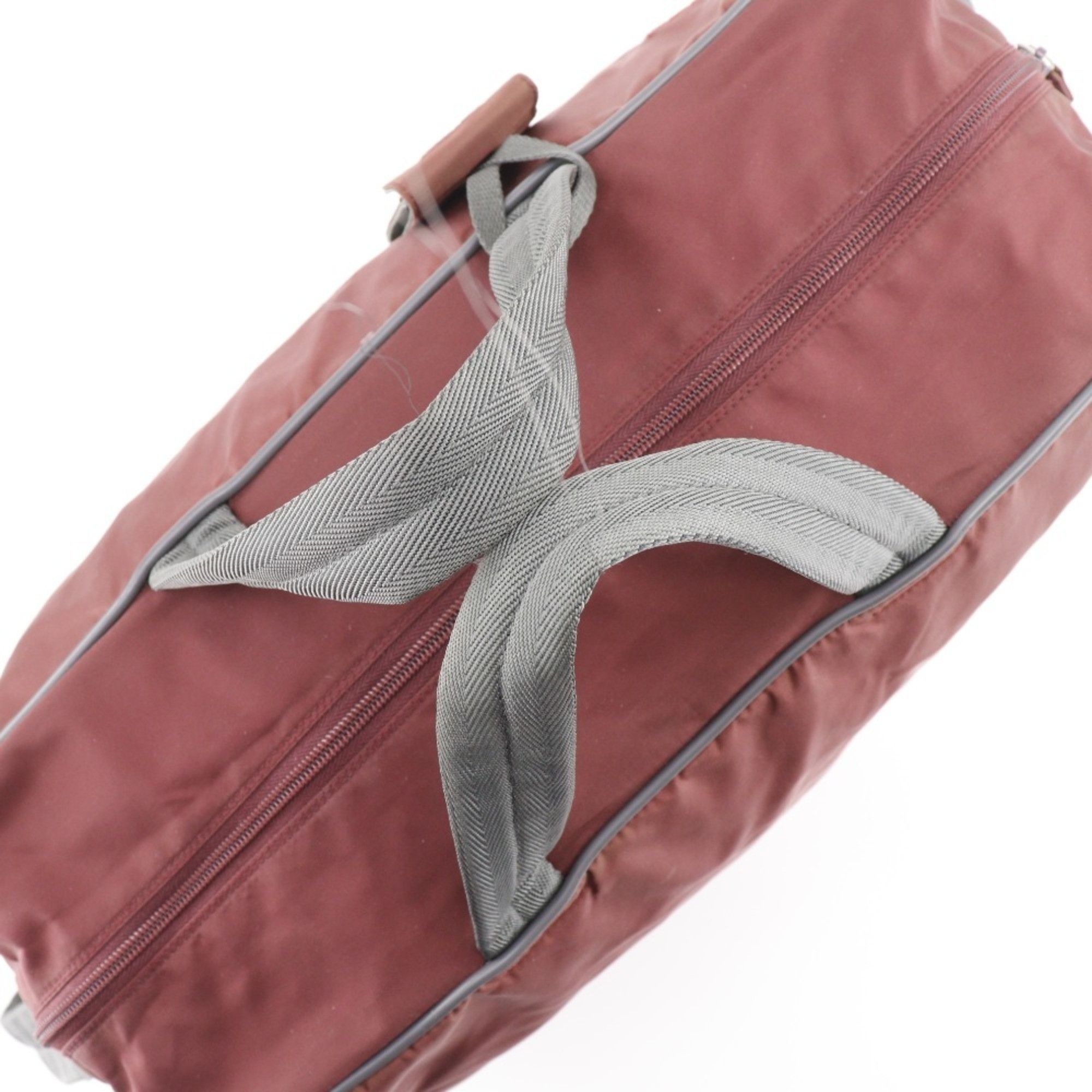 Prada Pradasports PRADA SPORTS Boston bag, shoulder nylon, reddish brown, 2-way, double, unisex Size ONE SIZE - 5 Thumbnail