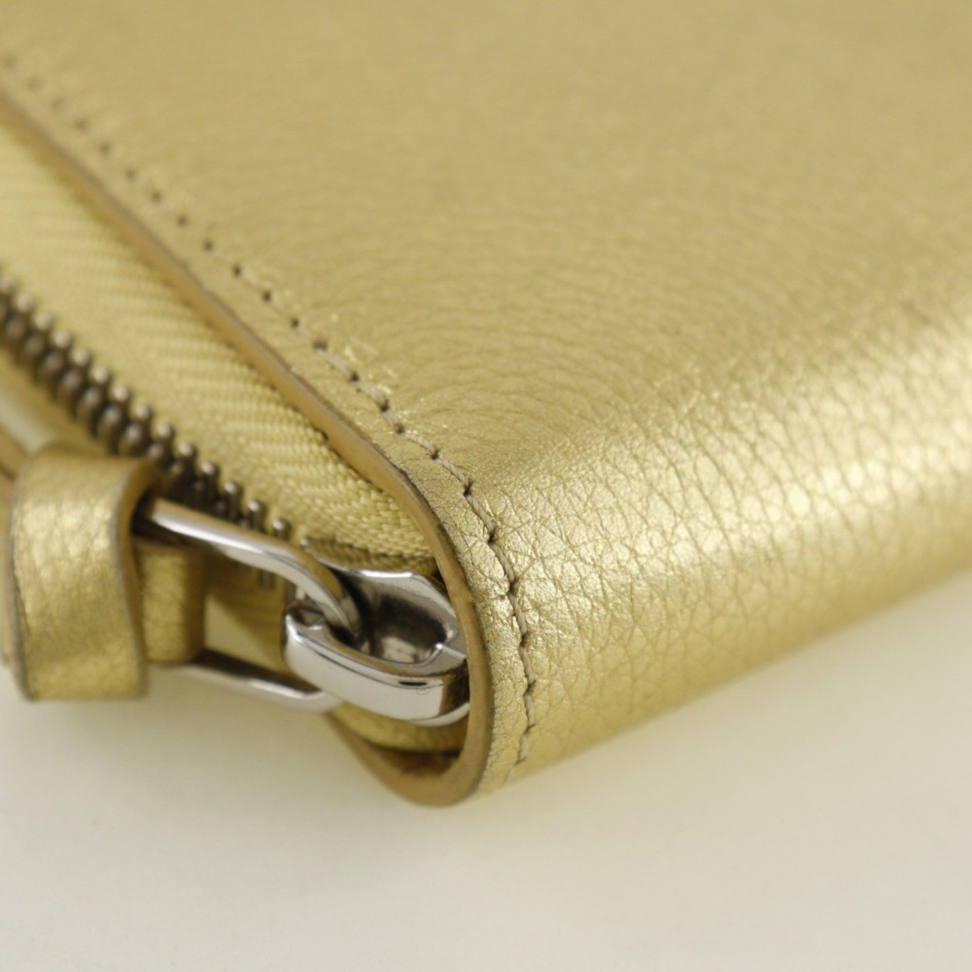 Louis Vuitton Louis Vuitton Zippy Rock Me Long Wallet Japan Limited Edition M69058 Grained Calf Leather 2019 Gold UB5109 Women's Size ONE SIZE - 4 Thumbnail