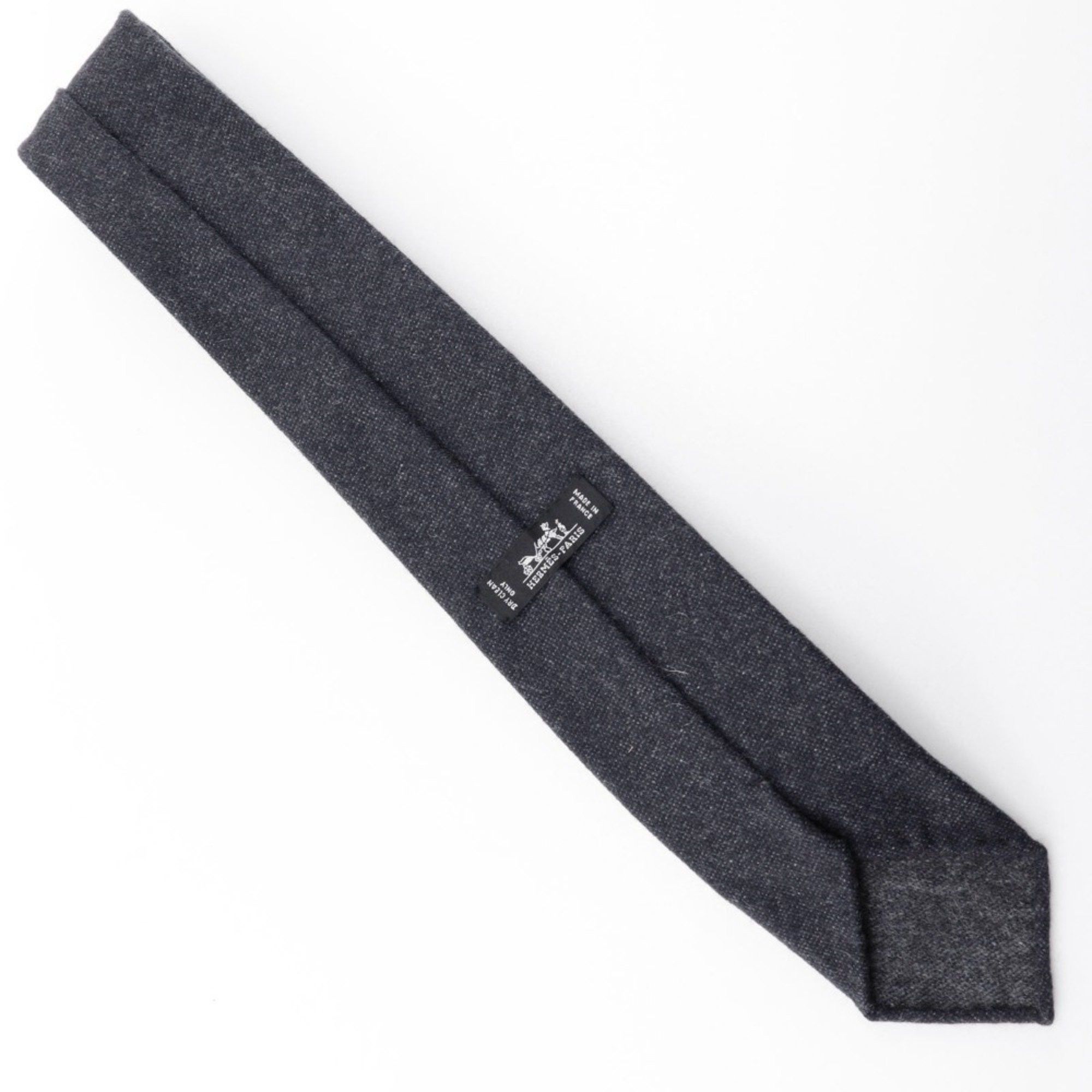 Hermes HERMES Cashmere Tie Grey Men's Size ONE SIZE - 3 Thumbnail
