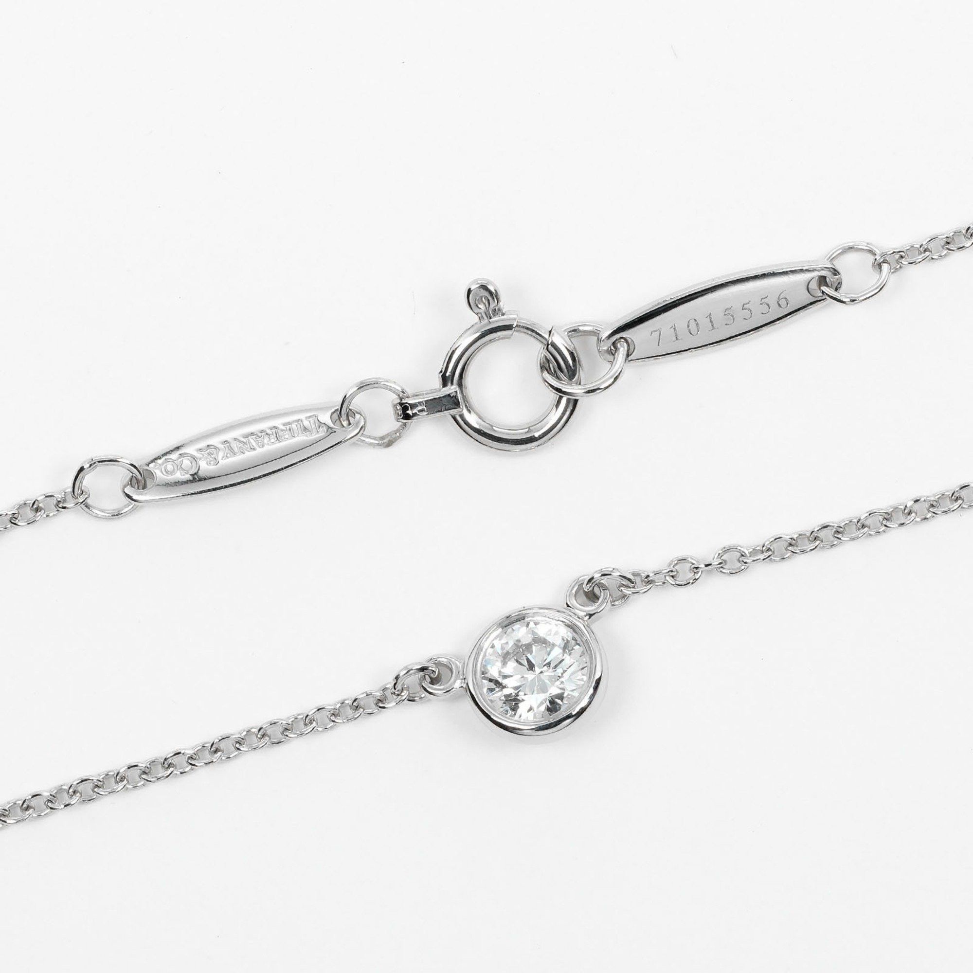 Tiffany & Co. Tiffany & Co. By the Yard Necklace 0.19ct VS1/G/3EX Pt950 Platinum Diamond Approx. 2.55g Size ONE SIZE - 5 Thumbnail