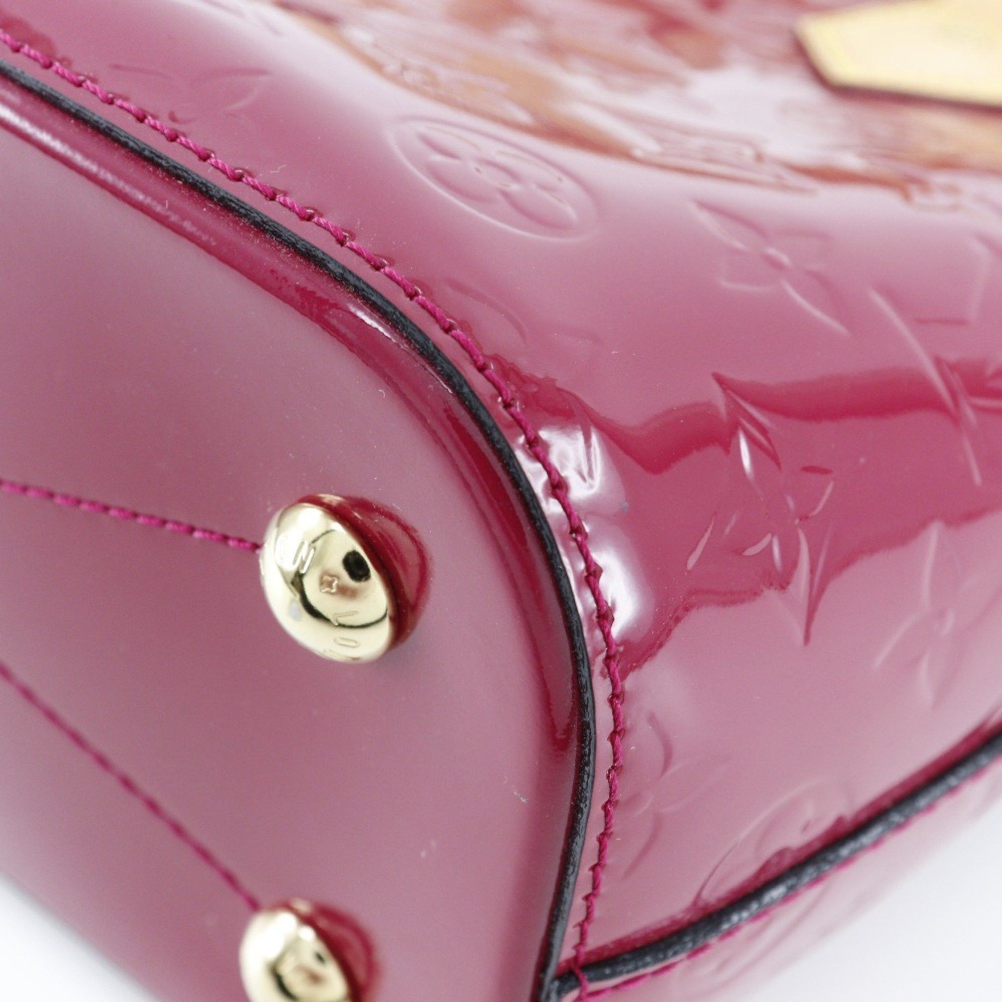 Louis Vuitton Louis Vuitton Montebello PM Handbag Shoulder M90166 Monogram Vernis Rose Andian 2014 Pink DR2174 2way A5 Double Women's Size ONE SIZE - 4 Thumbnail