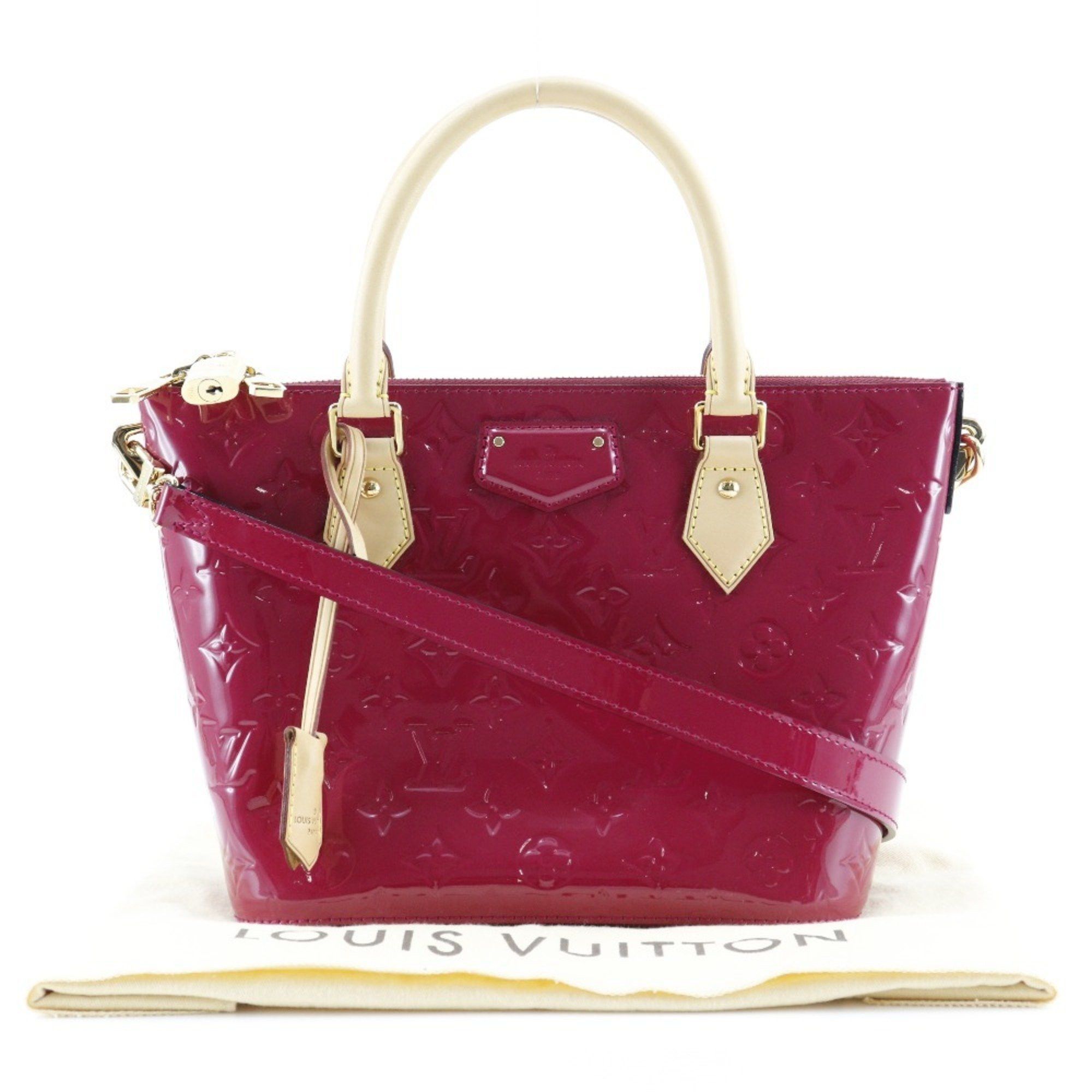 Louis Vuitton Louis Vuitton Montebello PM Handbag Shoulder M90166 Monogram Vernis Rose Andian 2014 Pink DR2174 2way A5 Double Women's Size ONE SIZE - 11 Thumbnail