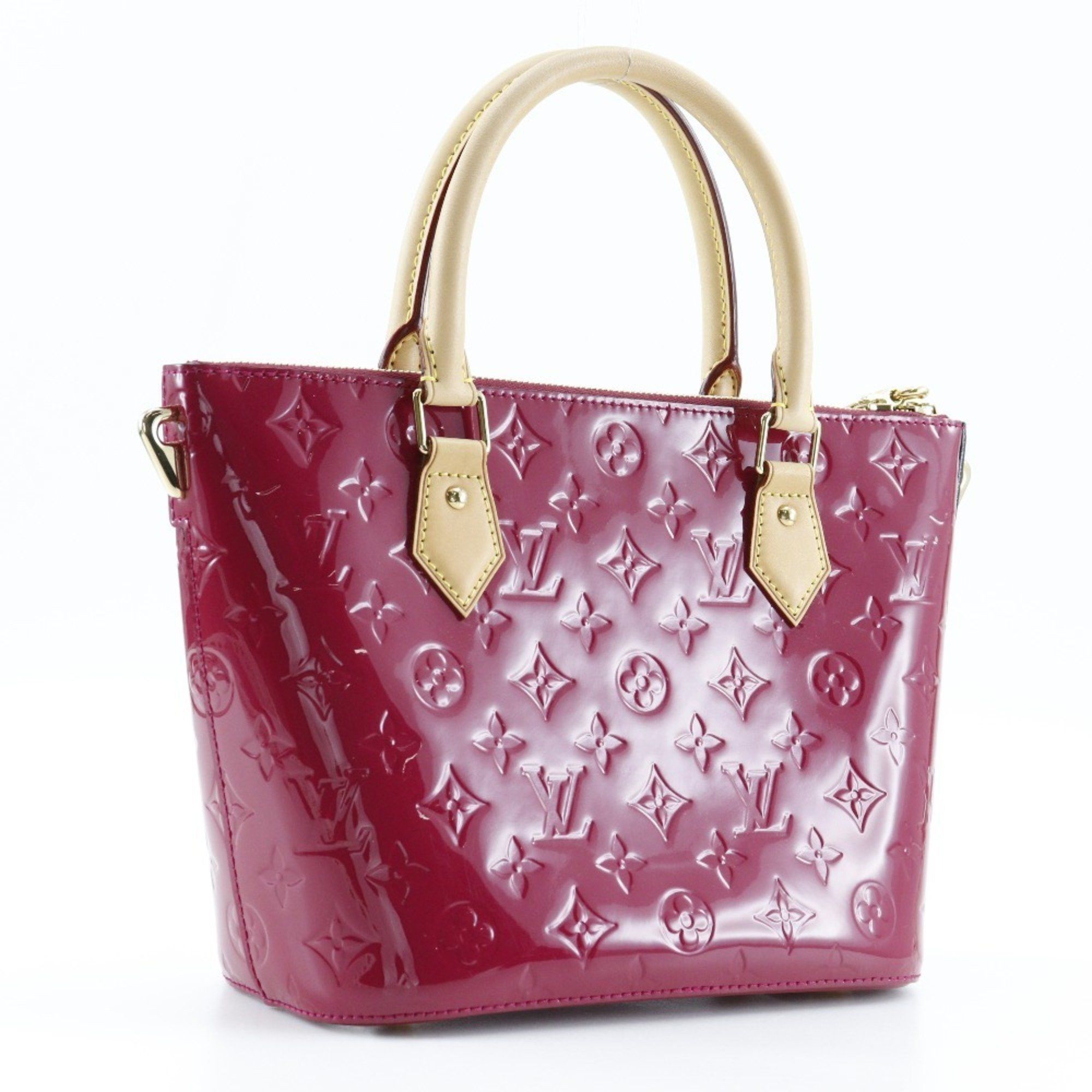 Louis Vuitton Louis Vuitton Montebello PM Handbag Shoulder M90166 Monogram Vernis Rose Andian 2014 Pink DR2174 2way A5 Double Women's Size ONE SIZE - 3 Thumbnail