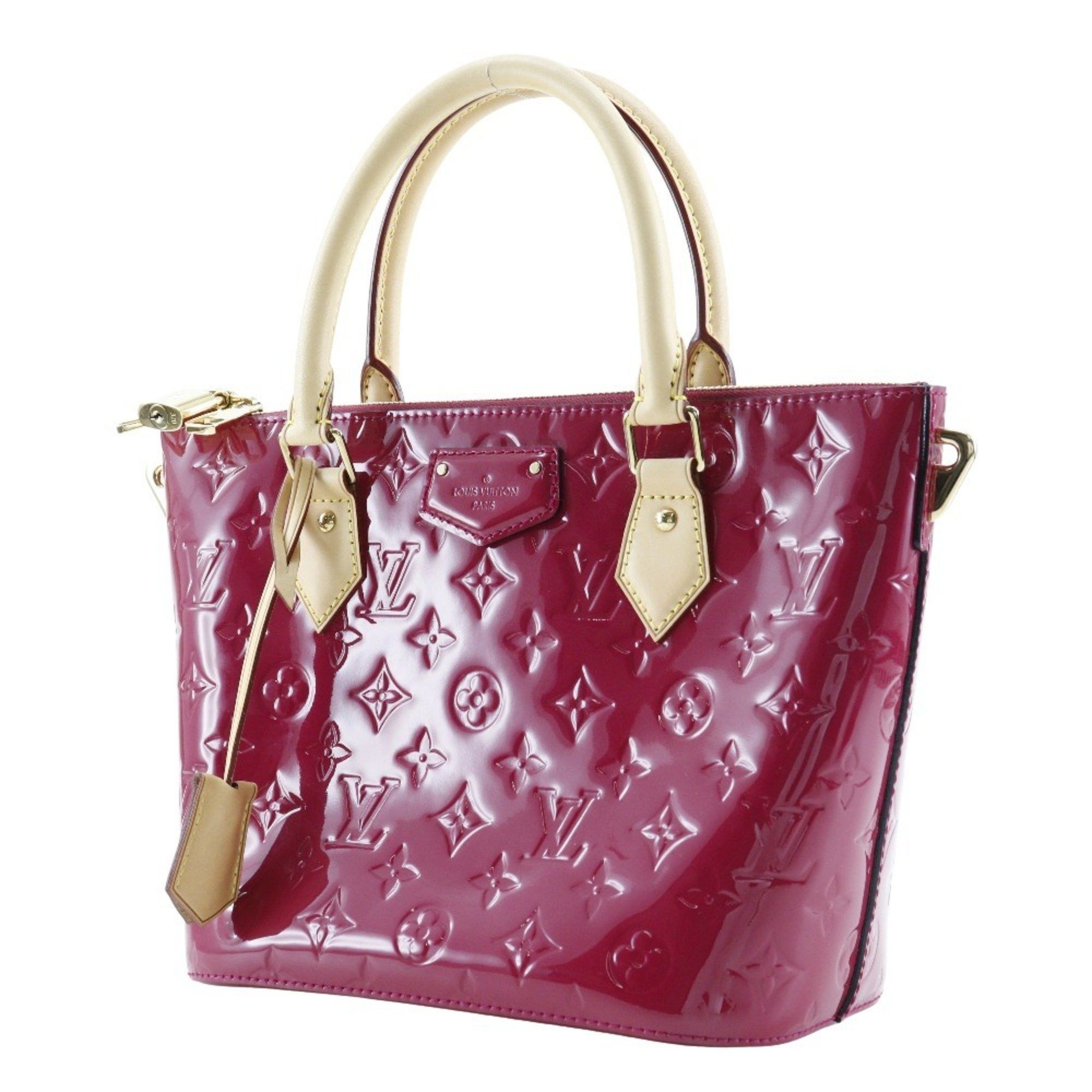 Louis Vuitton Louis Vuitton Montebello PM Handbag Shoulder M90166 Monogram Vernis Rose Andian 2014 Pink DR2174 2way A5 Double Women's Size ONE SIZE - 2 Thumbnail
