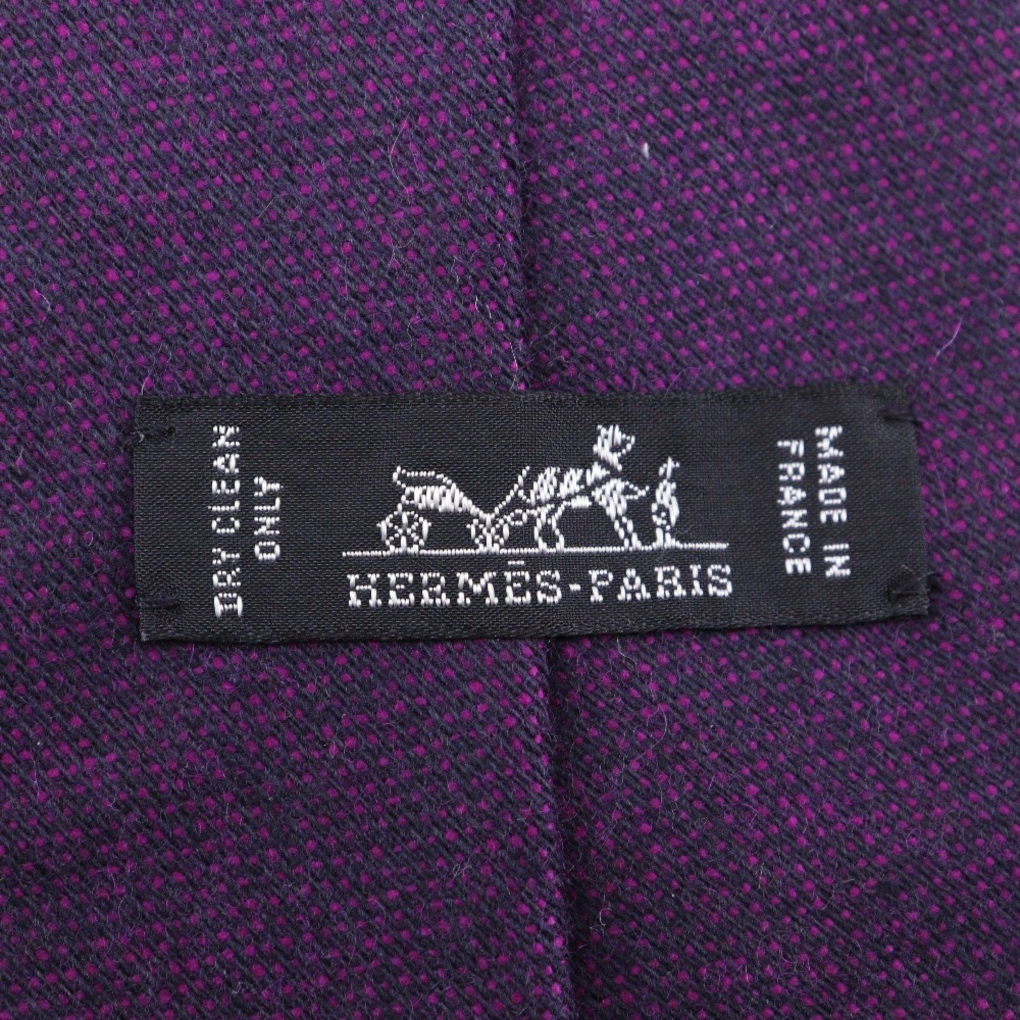 Hermes Hermes cashmere pink necktie for men Size ONE SIZE - 6 Thumbnail