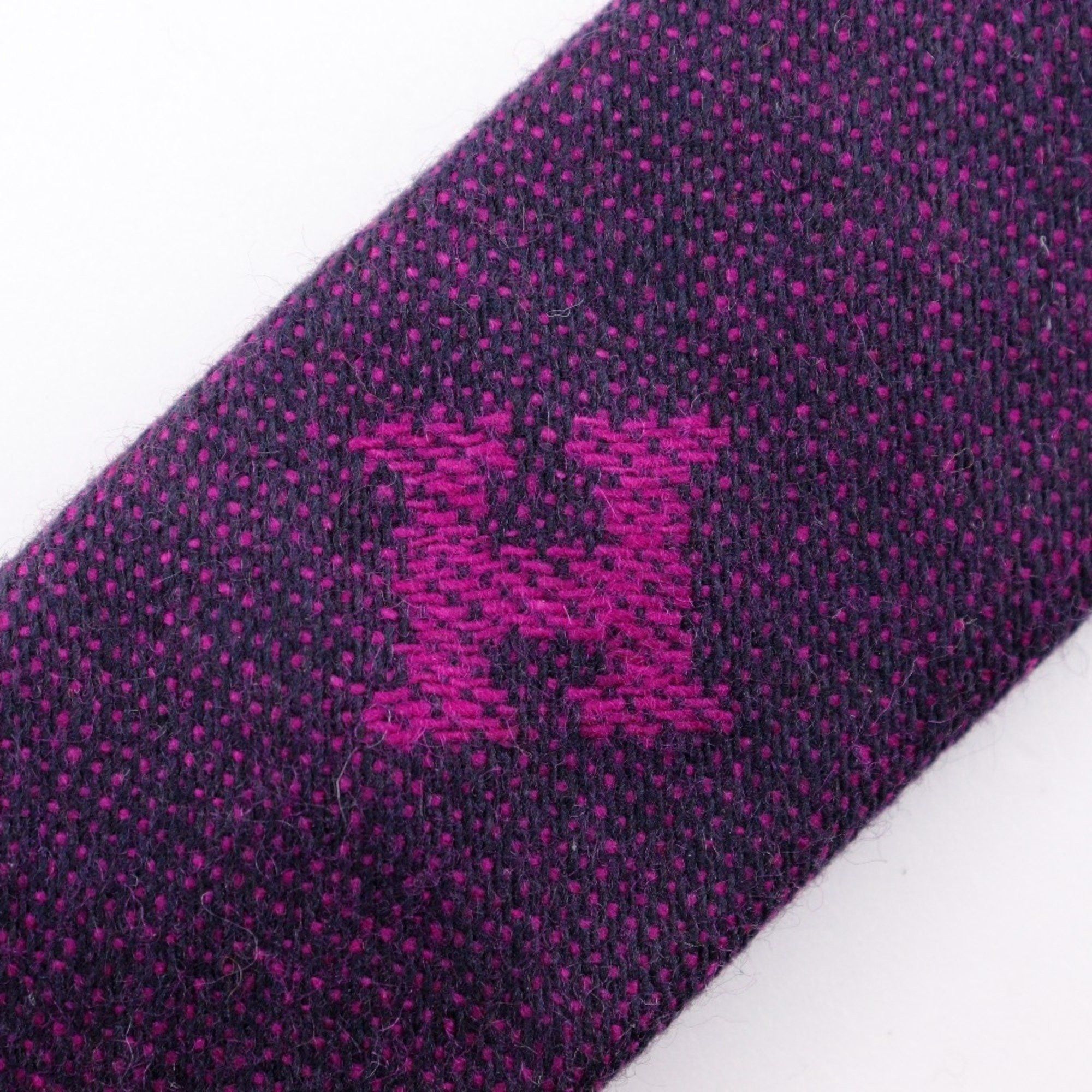 Hermes Hermes cashmere pink necktie for men Size ONE SIZE - 4 Thumbnail