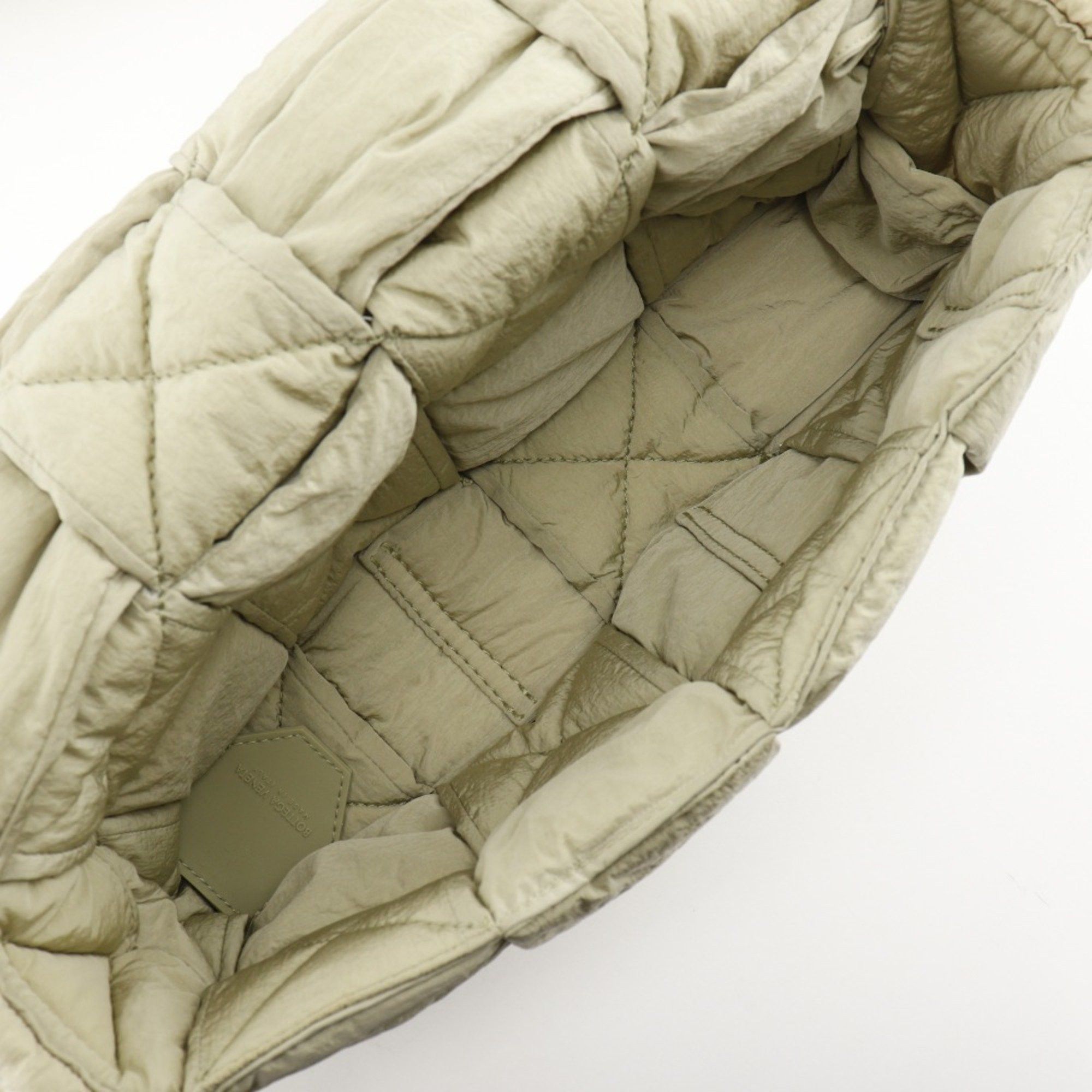Bottega Veneta Bottega Veneta Padded Tech Cassette Shoulder Bag, Maxi Intrecciato Nylon, Khaki Type, Cassette, Unisex Size ONE SIZE - 5 Thumbnail