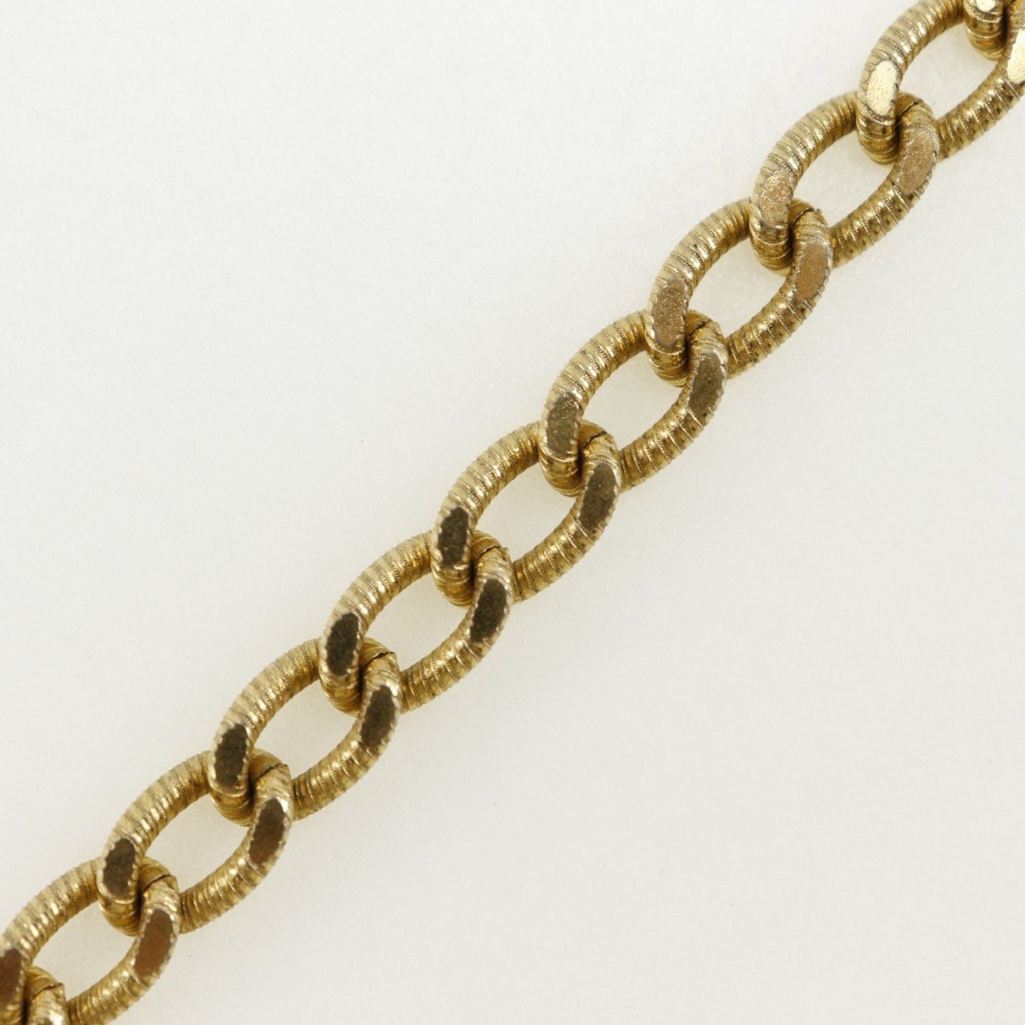Givenchy Givenchy G necklace, gold plated x rhinestone, black, approx. 41.2g, logo, women's Size ONE SIZE - 5 Thumbnail