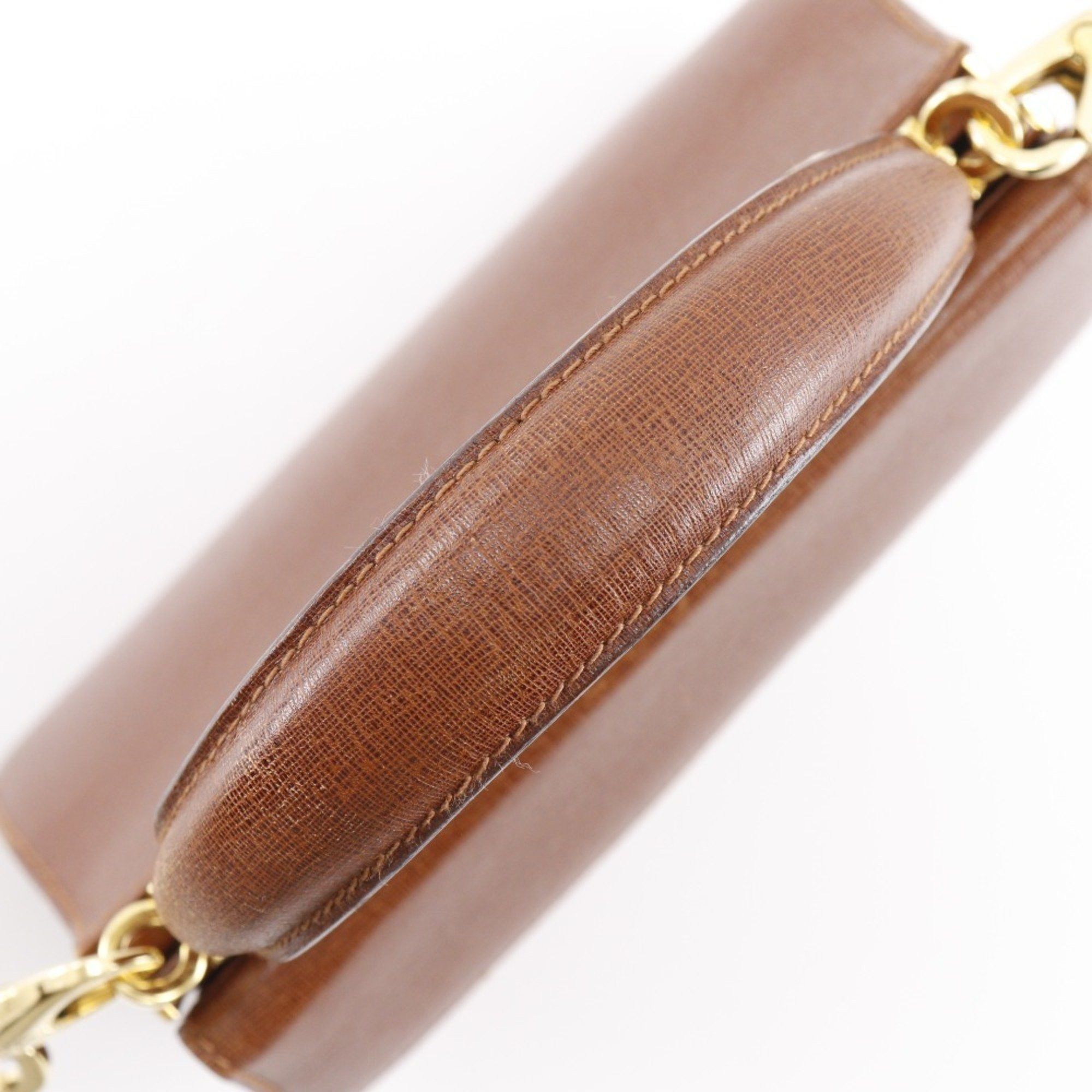 Salvatore Ferragamo Salvatore Ferragamo Shoulder Handbag DK-216167 Leather Brown 2way Women's Size ONE SIZE - 5 Thumbnail