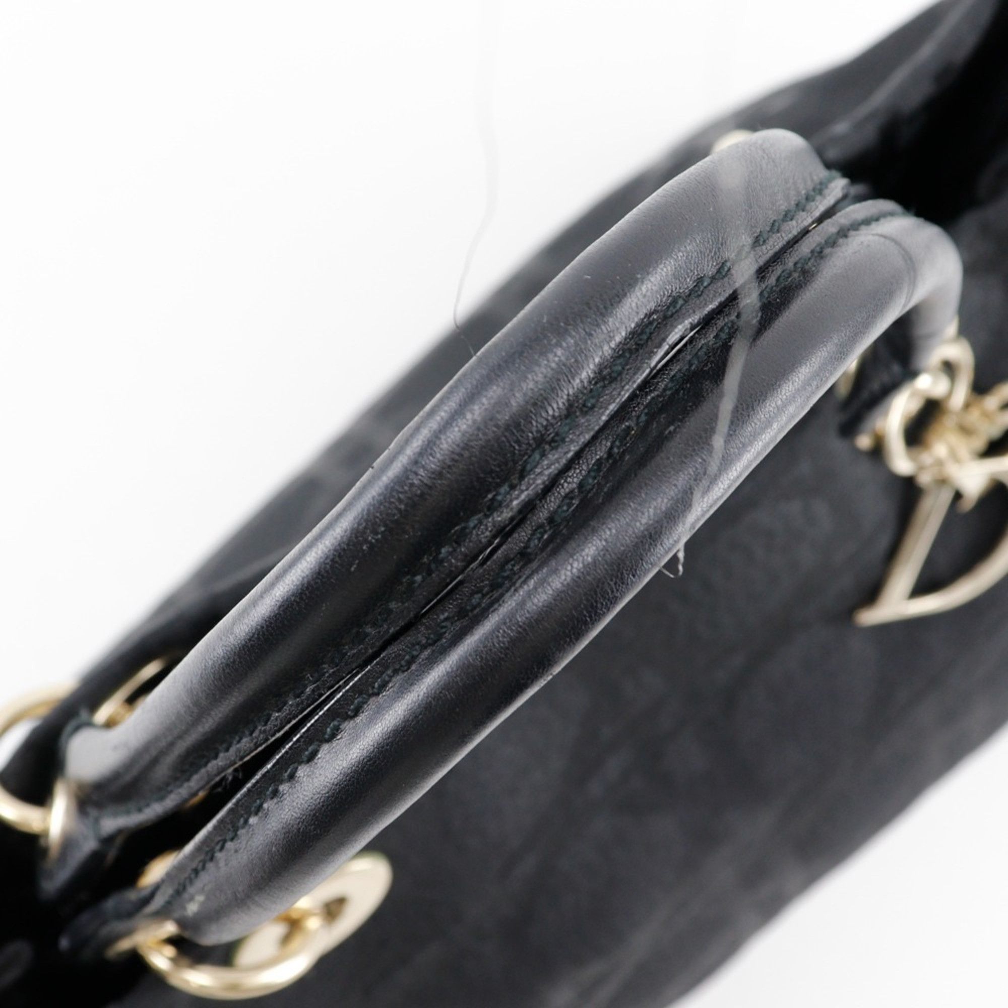 Dior Christian Dior Canage Tote Bag JC49449 Nylon Canvas Black Women's Size ONE SIZE - 8 Thumbnail