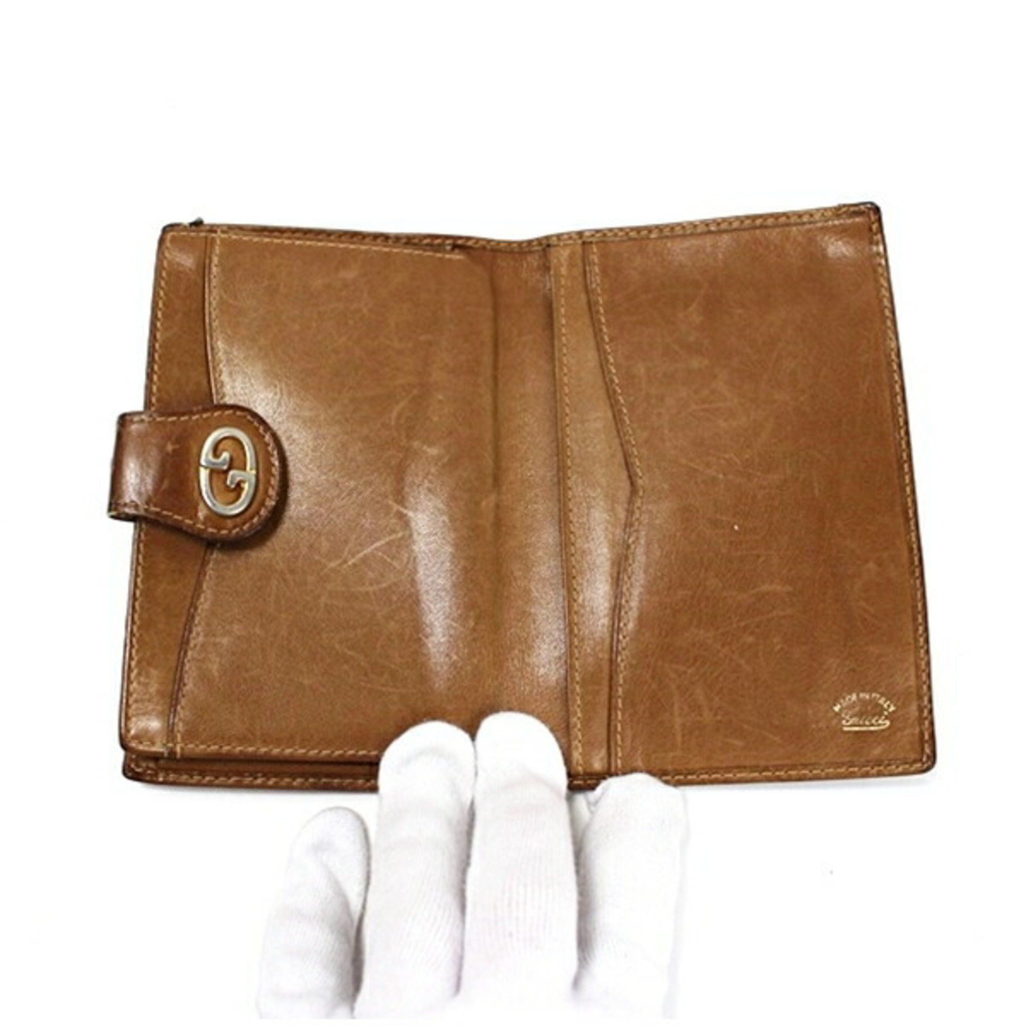 Gucci Gucci Bi-fold Wallet Brown GUCCI Men's Size ONE SIZE - 4 Thumbnail