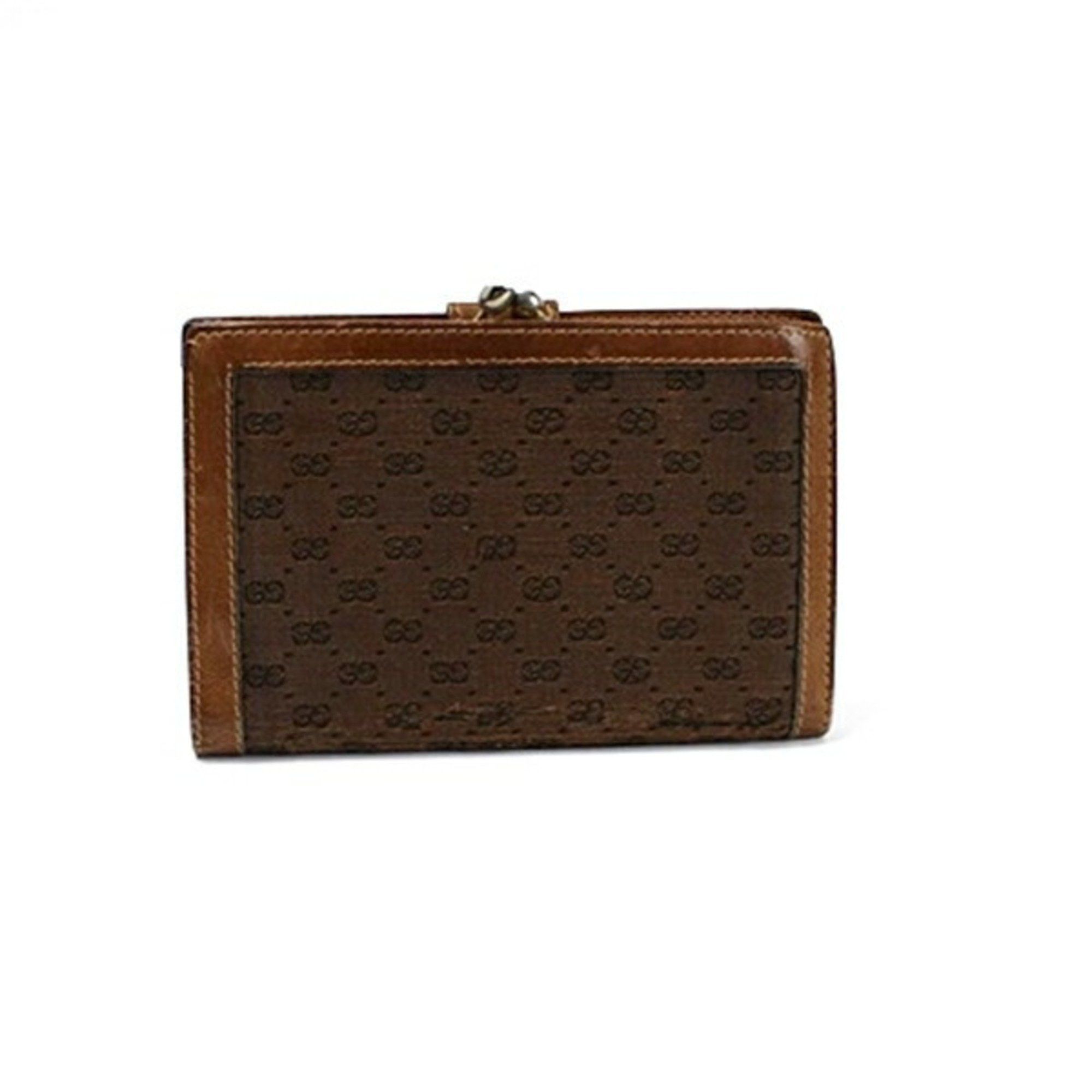 Gucci Gucci Bi-fold Wallet Brown GUCCI Men's Size ONE SIZE - 3 Thumbnail