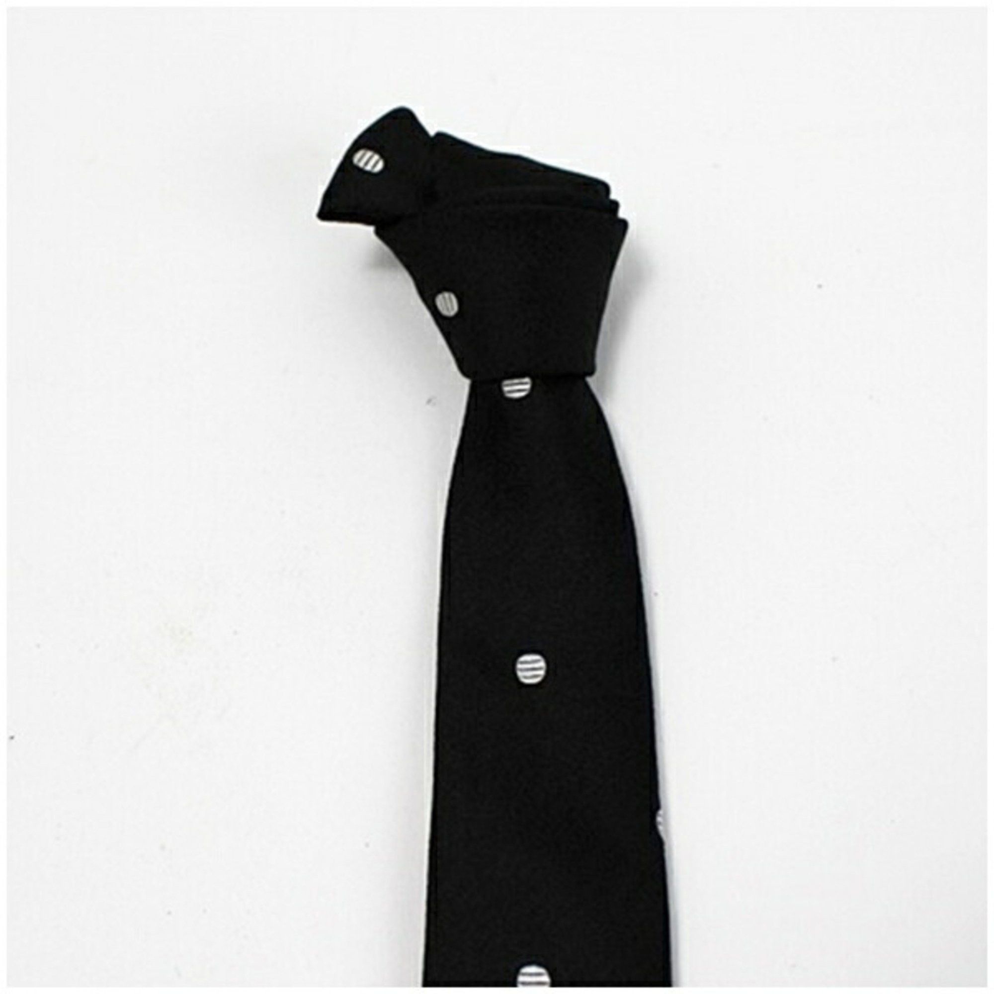 Yves Saint Laurent Yves Saint Laurent Saint Laurent tie, polka dot pattern, SAINT LAURENT, men's, slim fit Size ONE SIZE - 6 Thumbnail