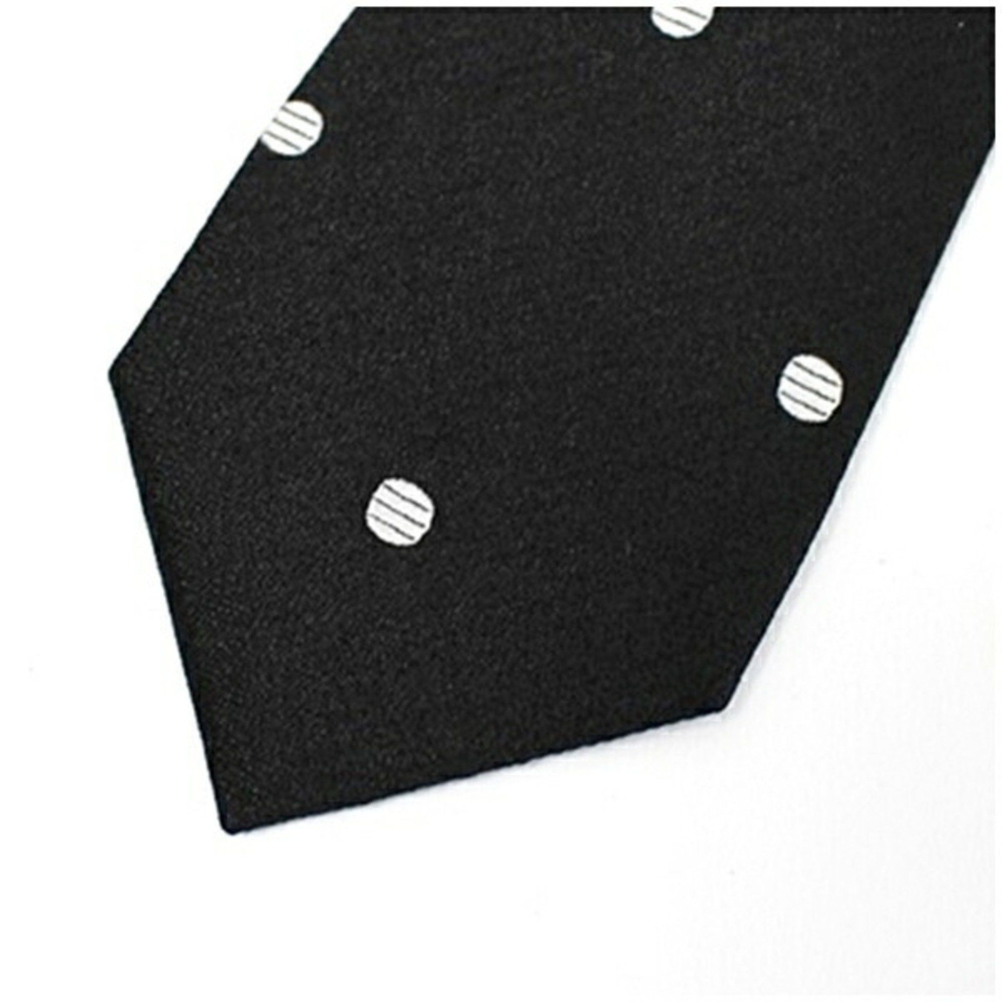 Yves Saint Laurent Yves Saint Laurent Saint Laurent tie, polka dot pattern, SAINT LAURENT, men's, slim fit Size ONE SIZE - 3 Thumbnail