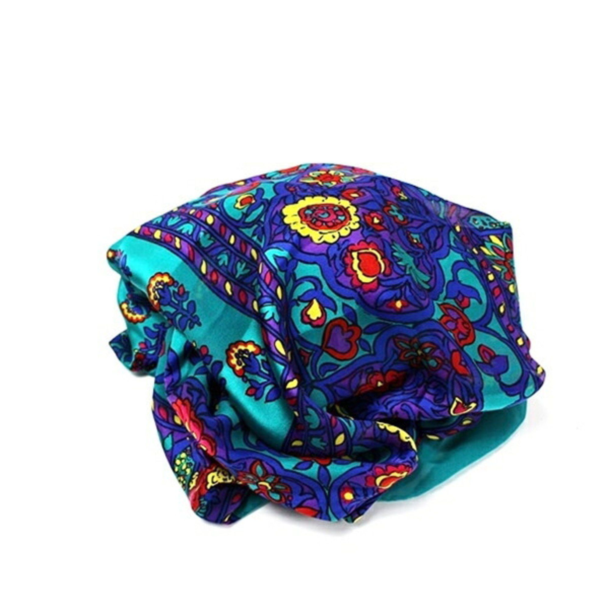 Givenchy Givenchy Silk Large Stole Scarf Muffler Green x Multicolor GIVENCHY Women's Size ONE SIZE - 7 Thumbnail