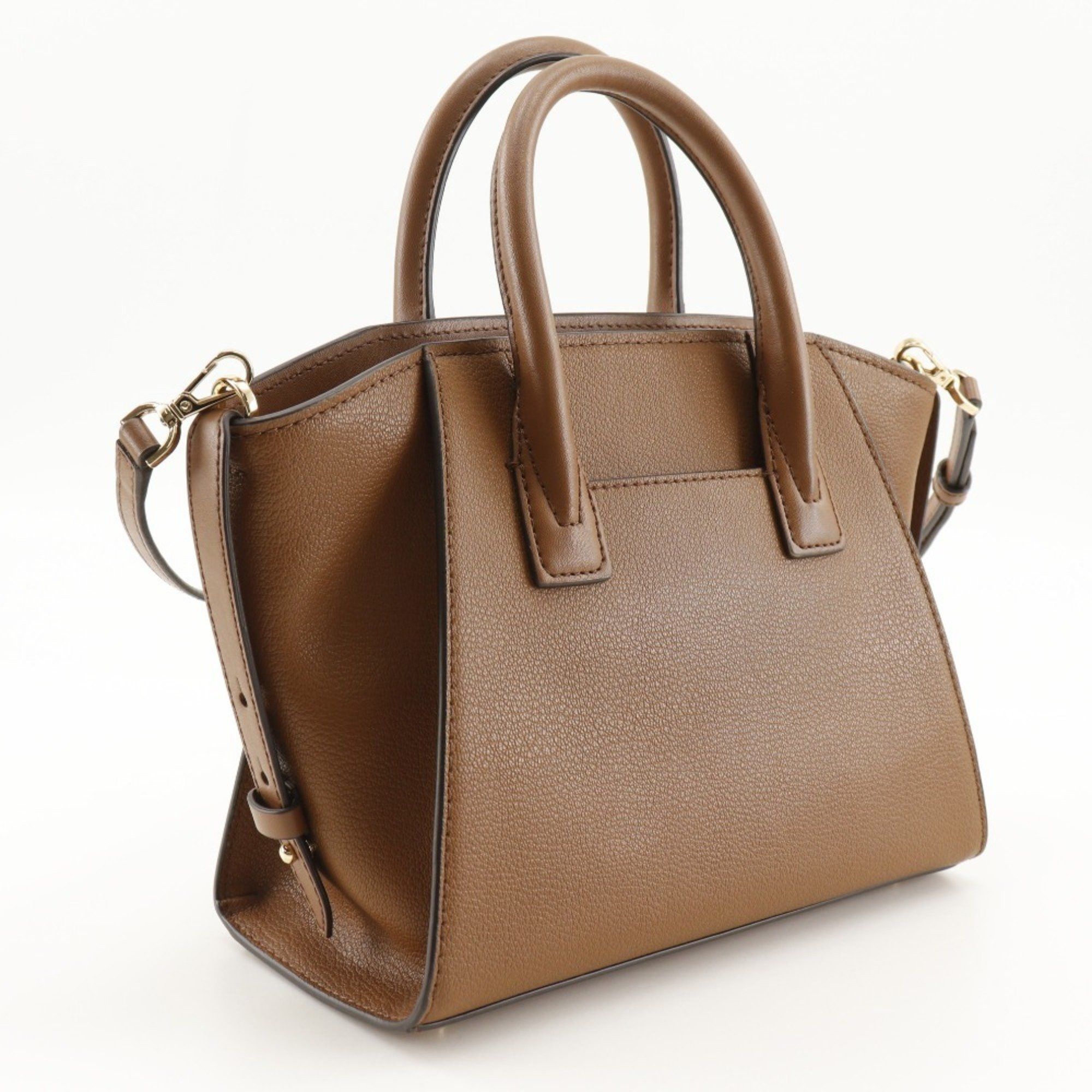 Michael Kors Michael Kors Avril Handbag Shoulder 30H1G4VS5L Leather Brown 2way Women's Size ONE SIZE - 3 Thumbnail