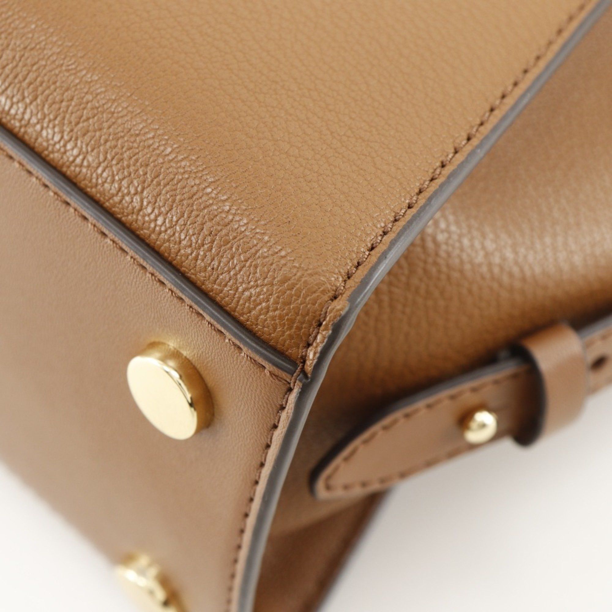 Michael Kors Michael Kors Avril Handbag Shoulder 30H1G4VS5L Leather Brown 2way Women's Size ONE SIZE - 5 Thumbnail