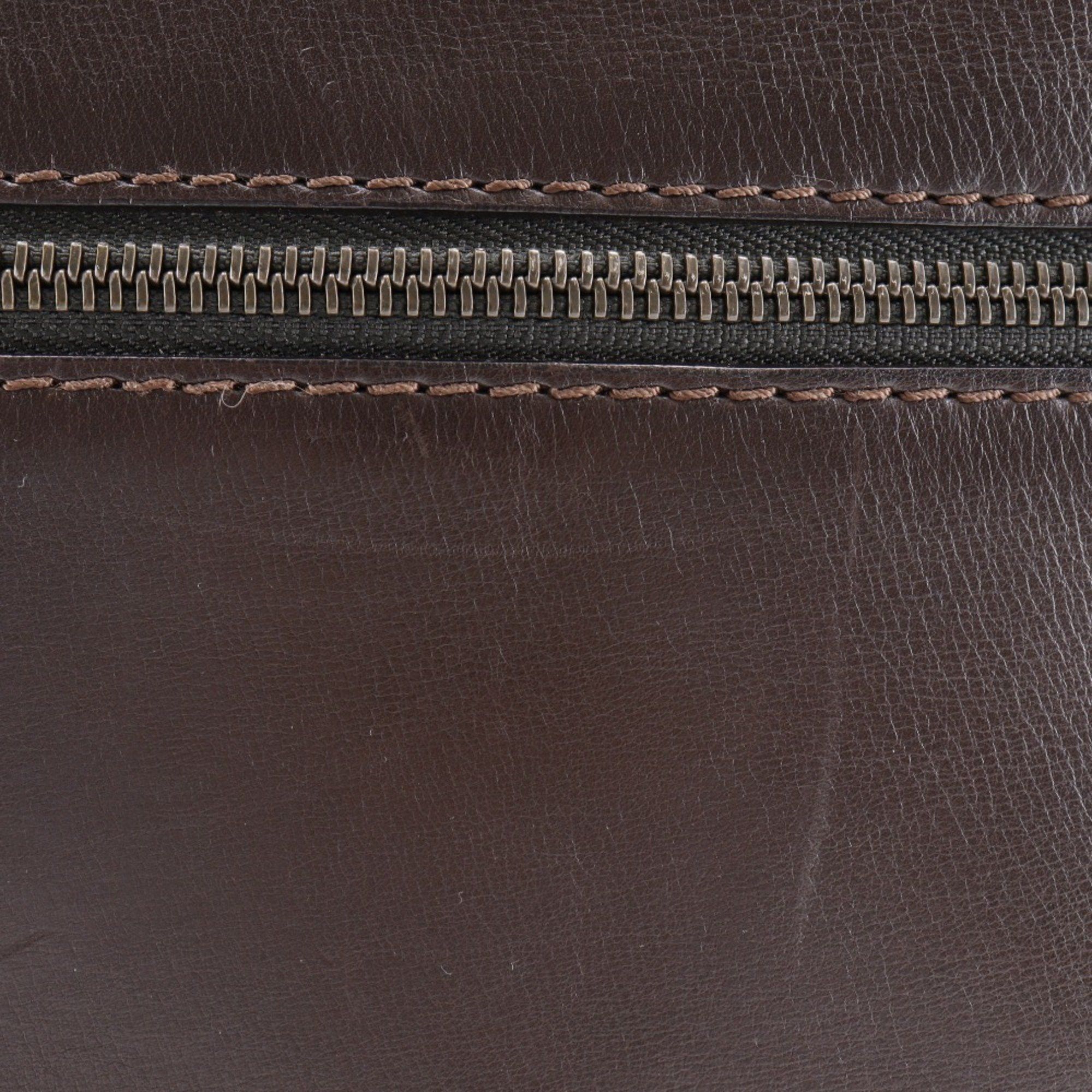 Louis Vuitton Louis Vuitton Sac Plat Shoulder Bag Utah M92073 Calfskin Cafe 2004 Brown LM0024 Men's Size ONE SIZE - 9 Thumbnail