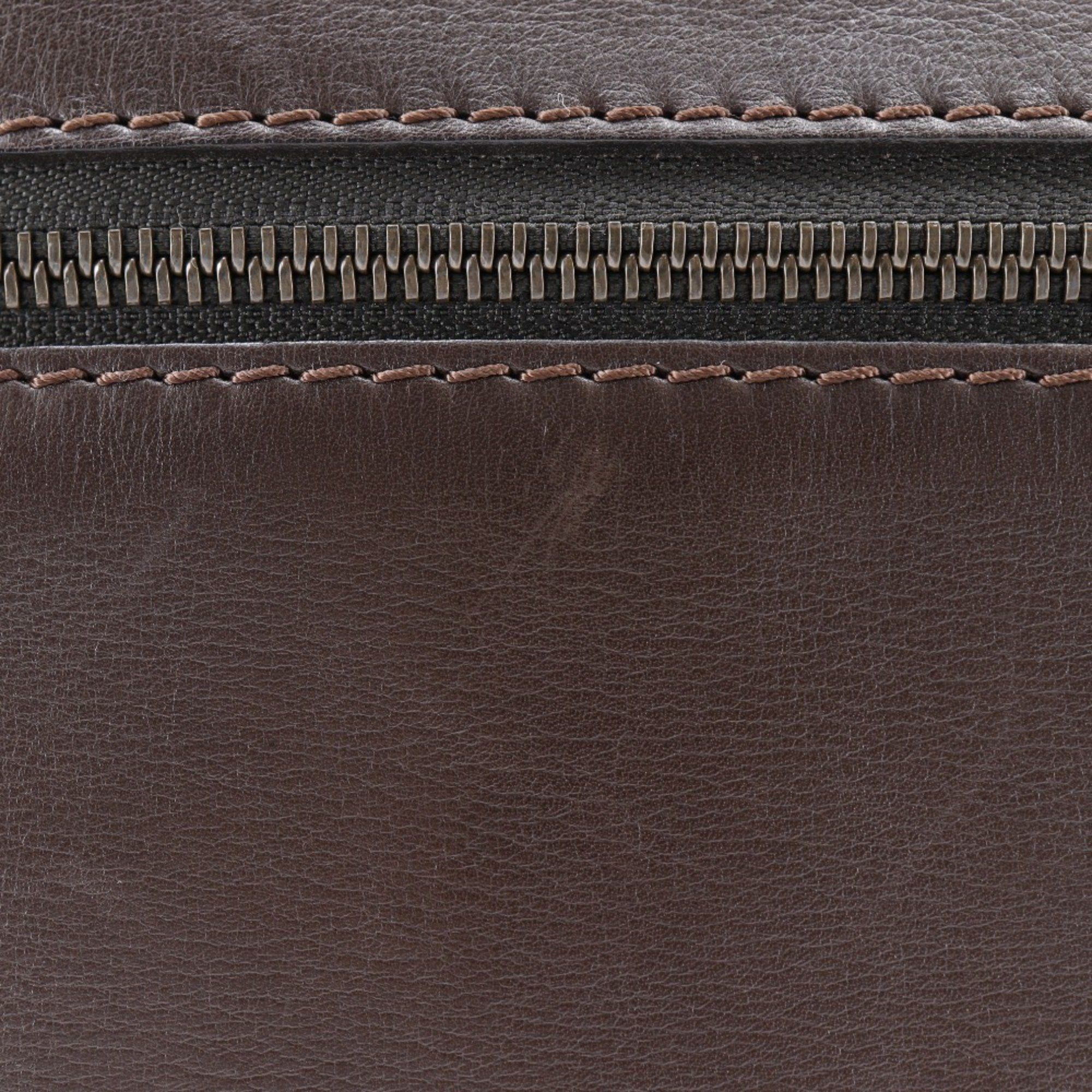 Louis Vuitton Louis Vuitton Sac Plat Shoulder Bag Utah M92073 Calfskin Cafe 2004 Brown LM0024 Men's Size ONE SIZE - 8 Thumbnail