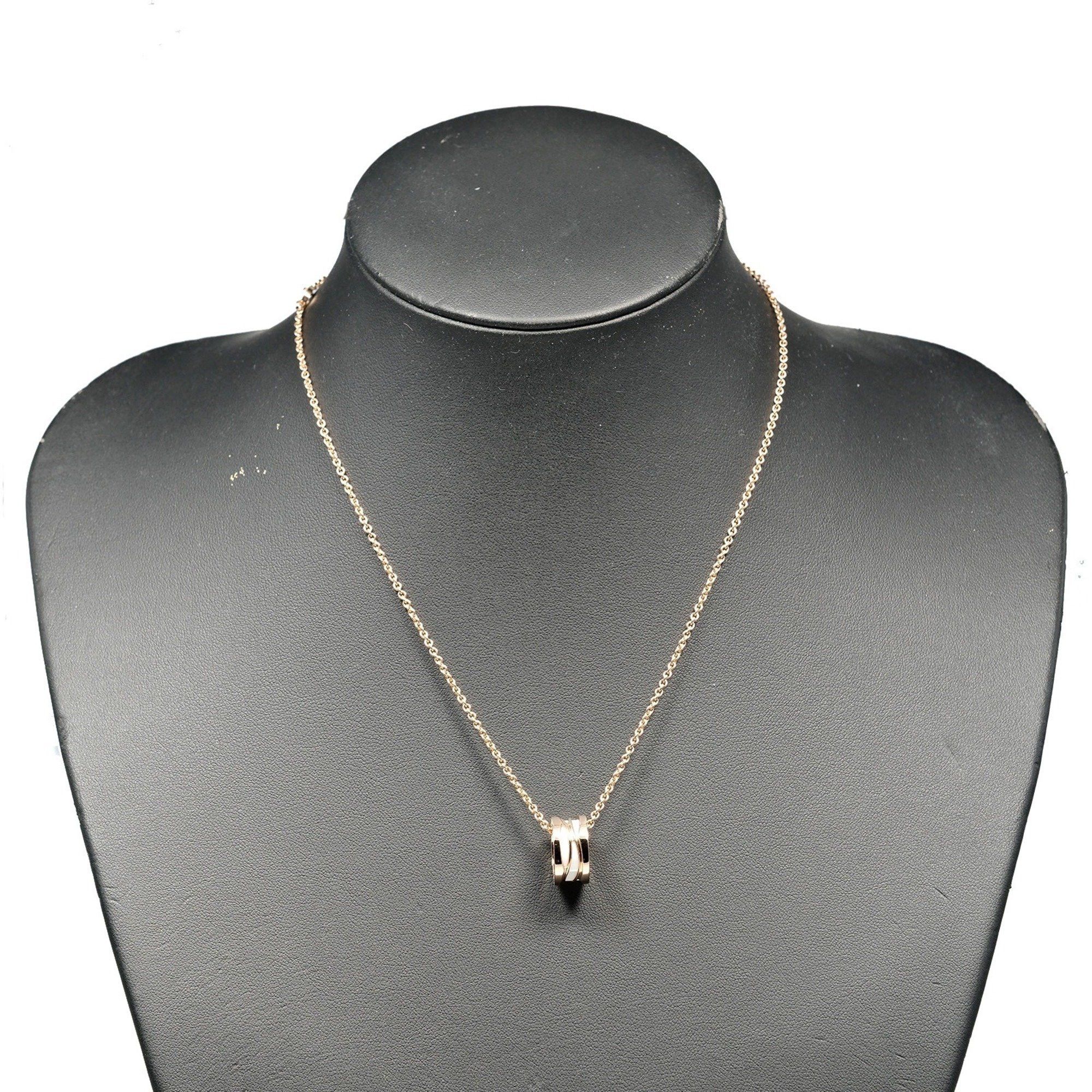 Bvlgari BVLGARI B.ZERO1 Design Legend Necklace B.Zero1 K18PG Pink Gold Ceramic Approx. 13.4g Size ONE SIZE - 2 Thumbnail