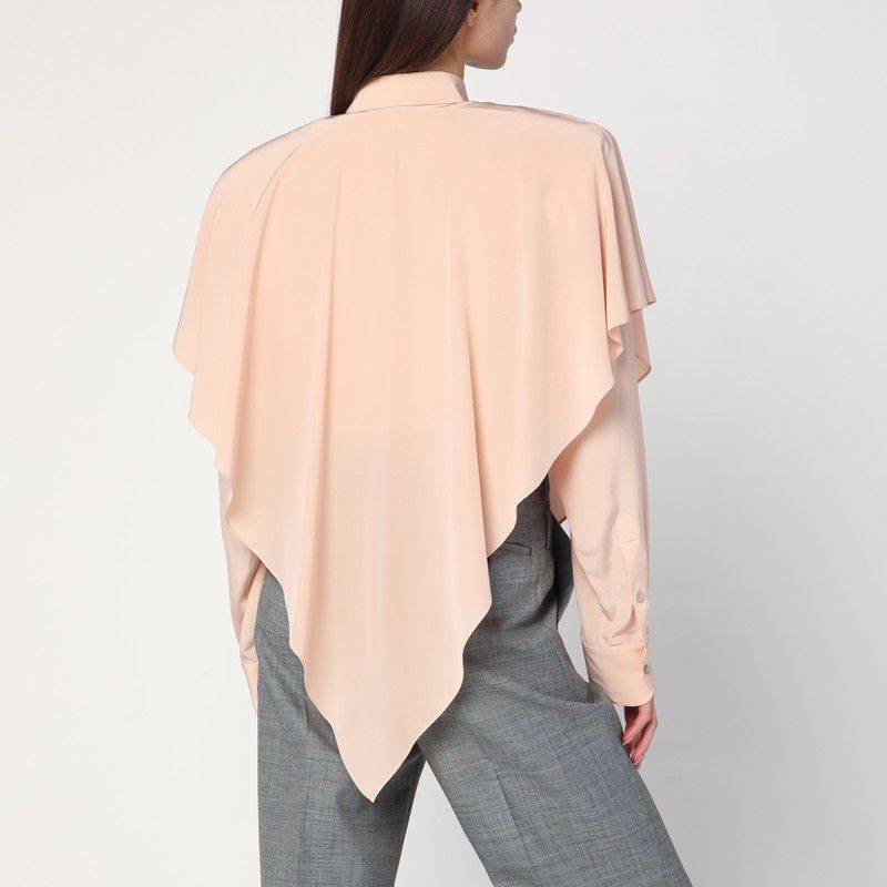 Stella McCartney Stella Mccartney Pink Silk Shirt Size S / US 4 / IT 40 - 2 Thumbnail