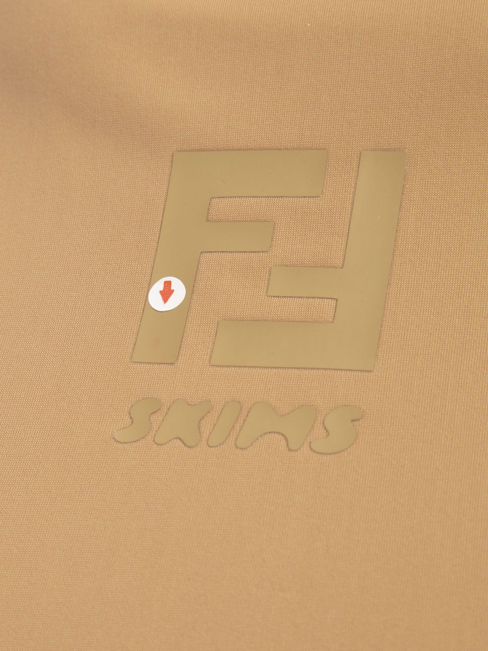 Fendi Fendi x Skims Beige Long Sleeve Bikini Top Size L / US 10 / IT 46 - 4 Thumbnail