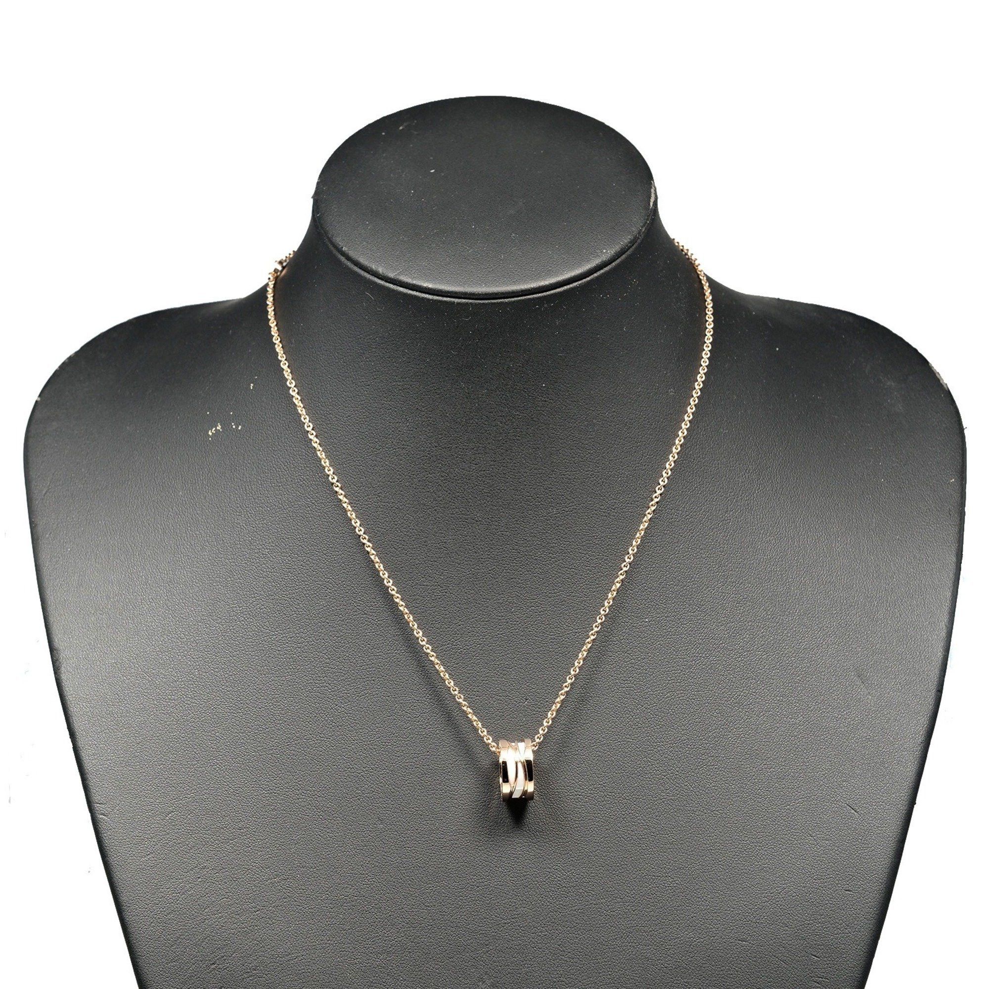 Bvlgari BVLGARI B.ZERO1 Design Legend Necklace B.Zero1 K18PG Pink Gold Ceramic Approx. 13.4g Size ONE SIZE - 2 Thumbnail