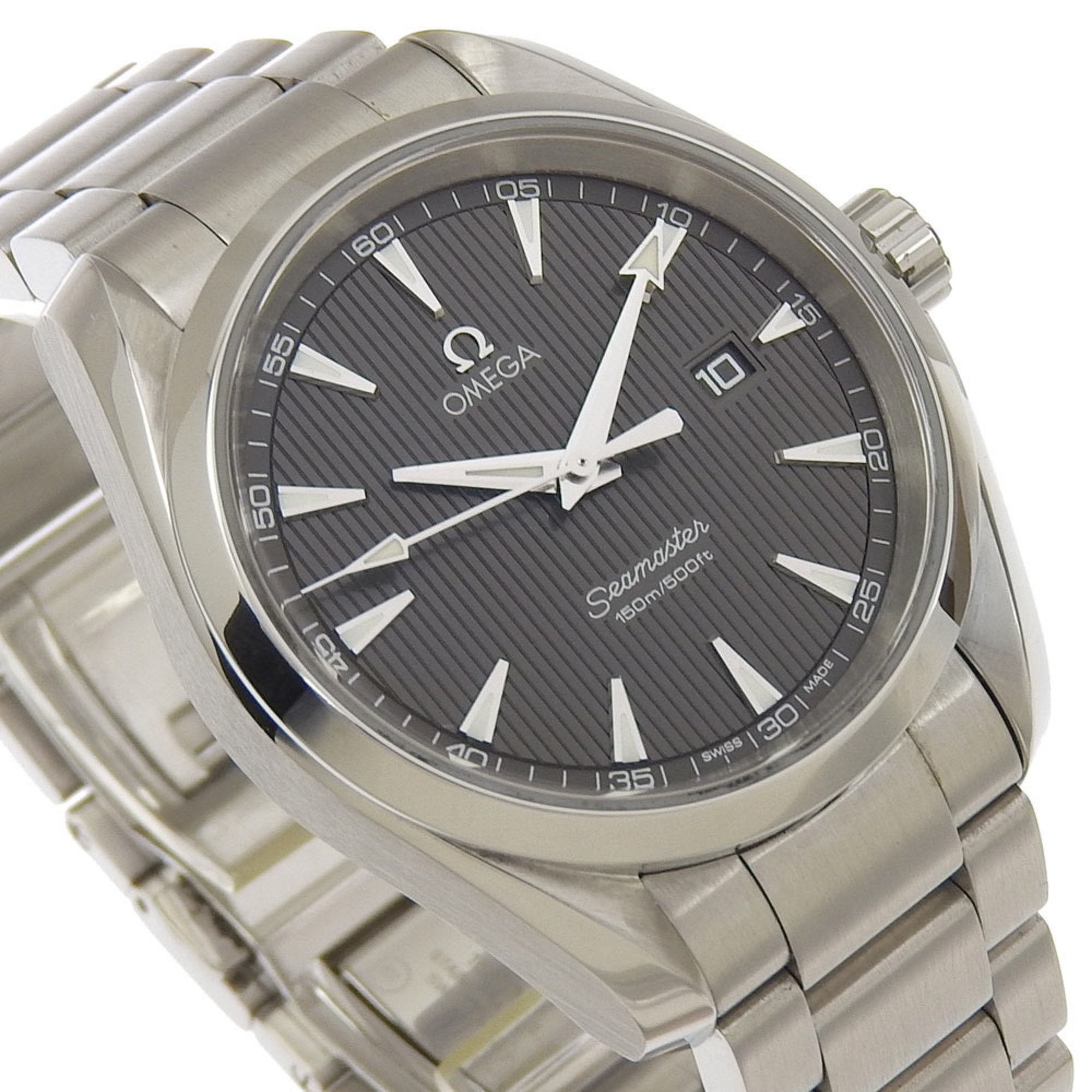 Omega OMEGA Seamaster Aqua Terra Watch 213.10.39.61.06.001 Stainless Steel Quartz Analog Display Black Dial Men's Size ONE SIZE - 3 Thumbnail