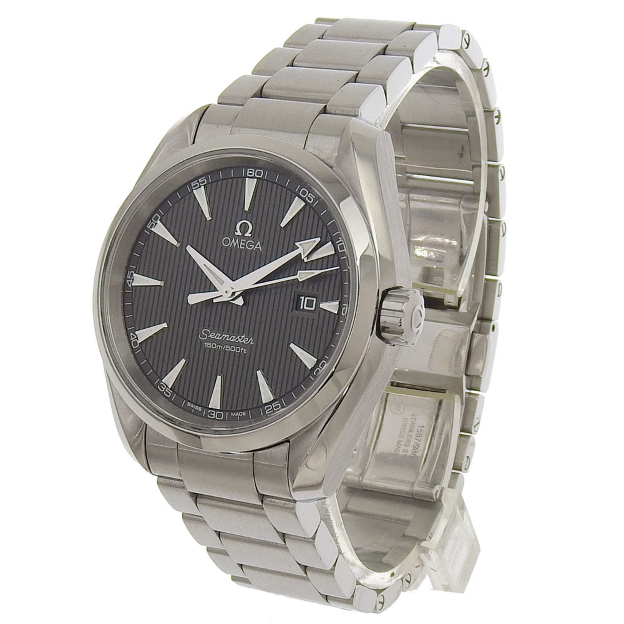 Omega OMEGA Seamaster Aqua Terra Watch 213.10.39.61.06.001 Stainless Steel Quartz Analog Display Black Dial Men's Size ONE SIZE - 2 Thumbnail