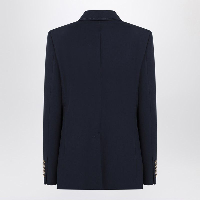 Gucci Gucci Double-Breasted Blue Jacket In Cotton Size XS / US 0-2 / IT 36-38 - 2 Thumbnail