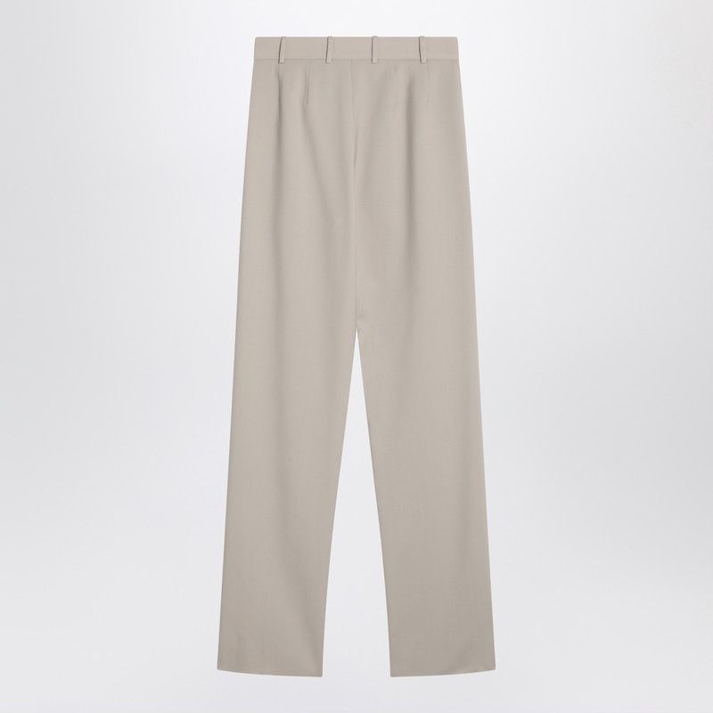 Saint Laurent Paris Saint Laurent Beige Wool Trousers Size 30" / US 8 / IT 44 - 2 Thumbnail