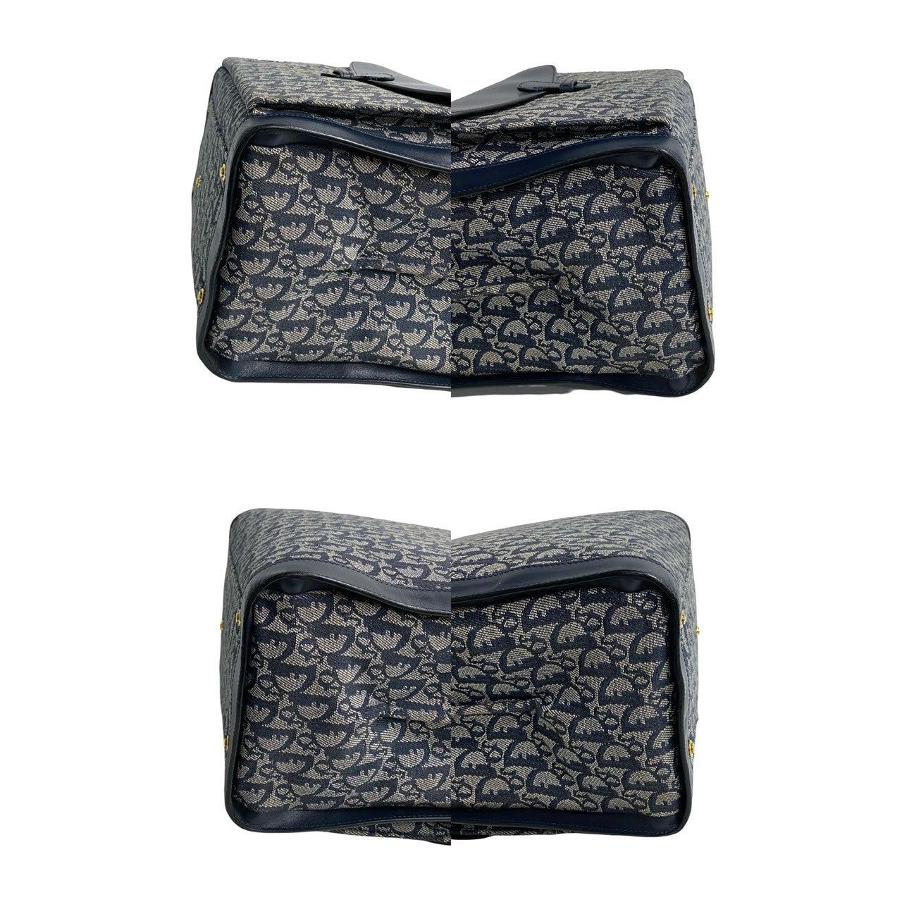 Dior Dior Tote Bag Blue Leather Size ONE SIZE - 7 Thumbnail