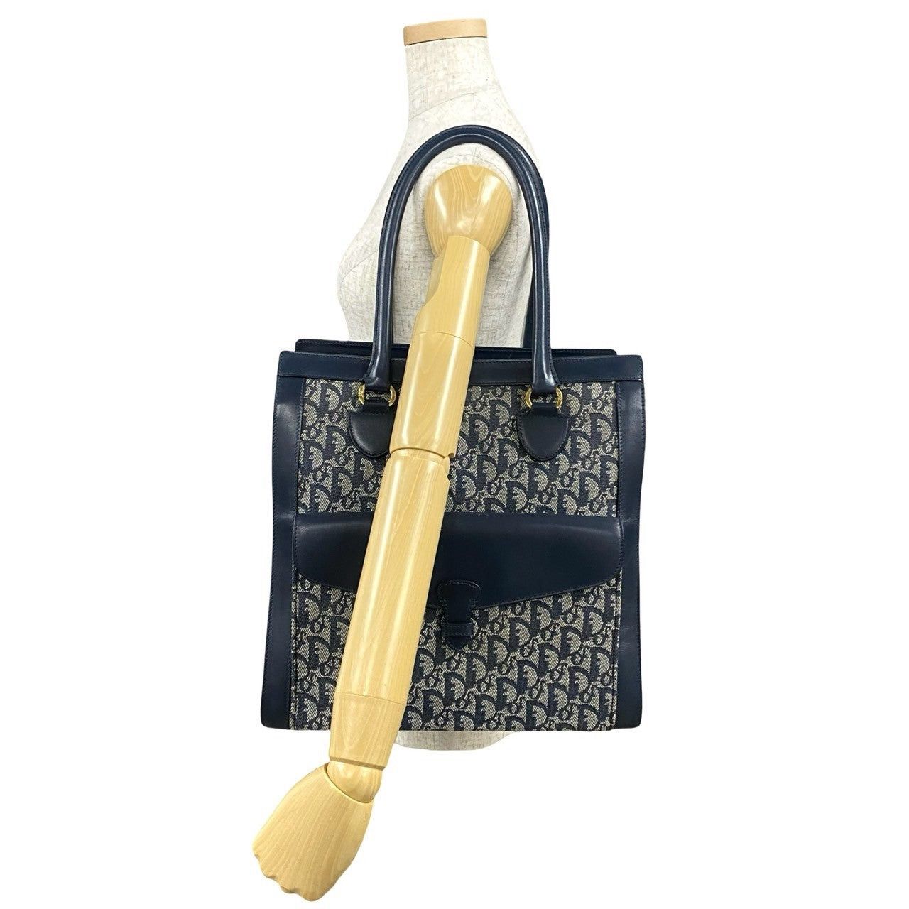 Dior Dior Tote Bag Blue Leather Size ONE SIZE - 2 Thumbnail