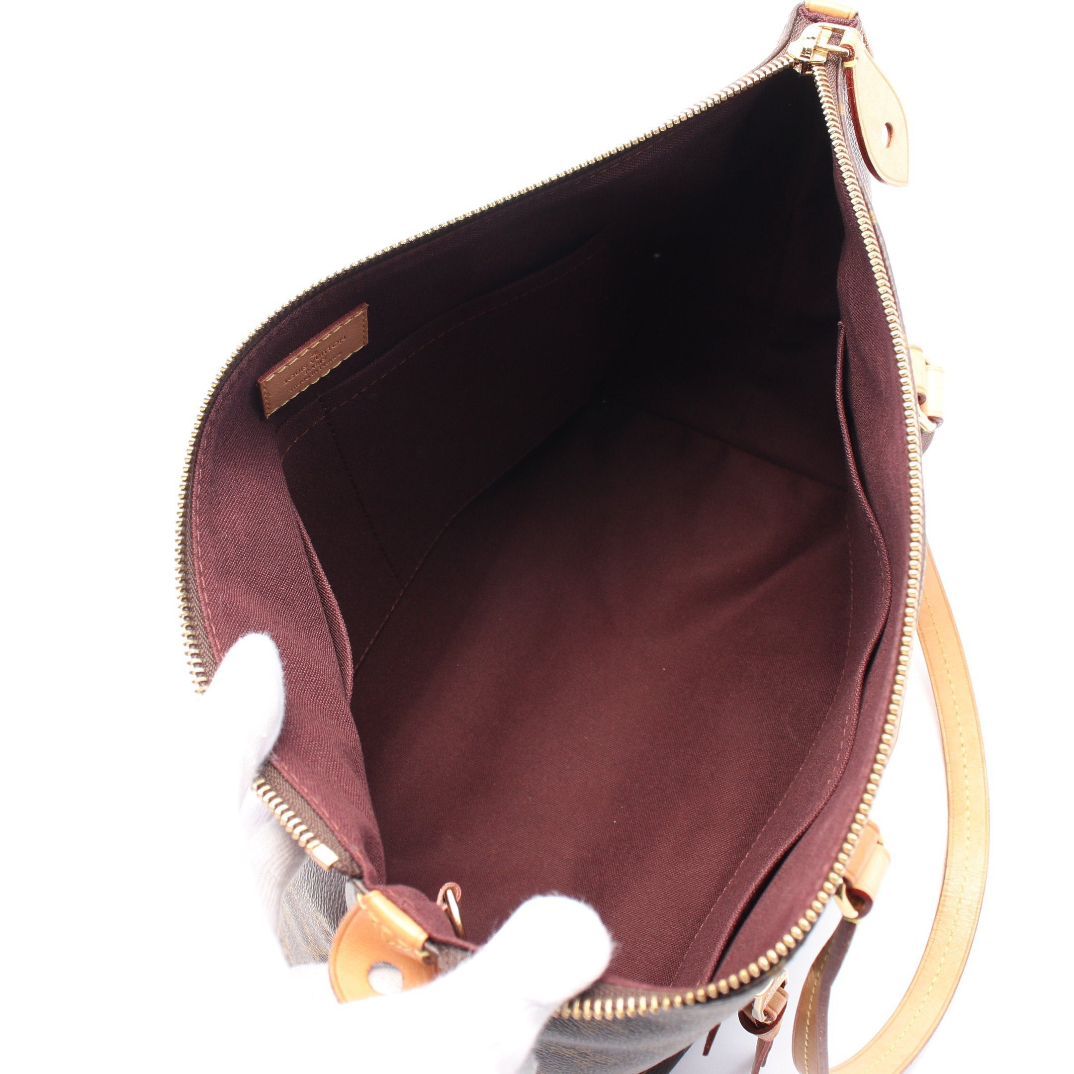 Louis Vuitton Louis Vuitton Jena Pm Monogram Shoulder Bag Tote Leather Brown Size ONE SIZE - 3 Thumbnail