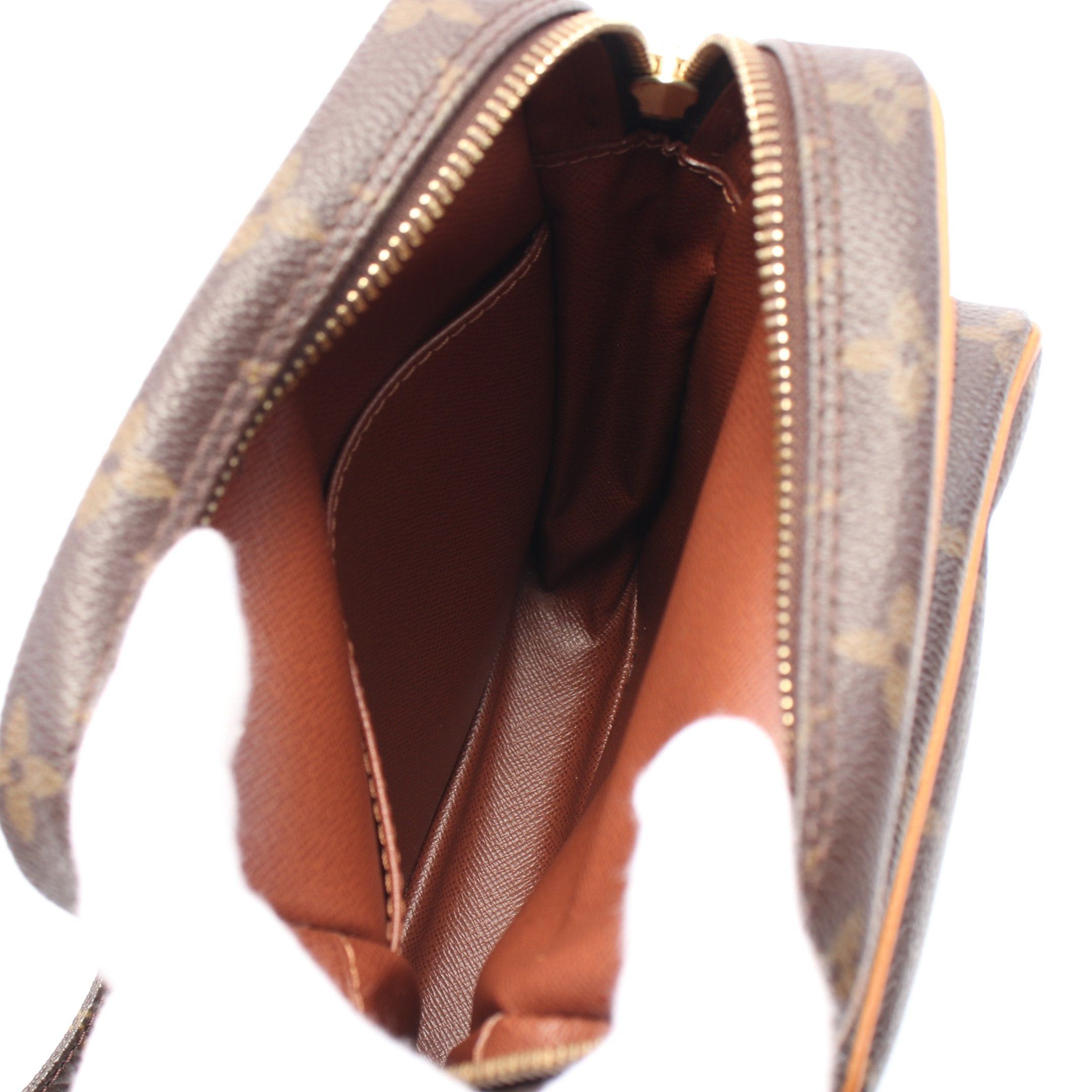 Louis Vuitton Louis Vuitton Amazon Monogram Shoulder Bag Leather Brown Size ONE SIZE - 3 Thumbnail