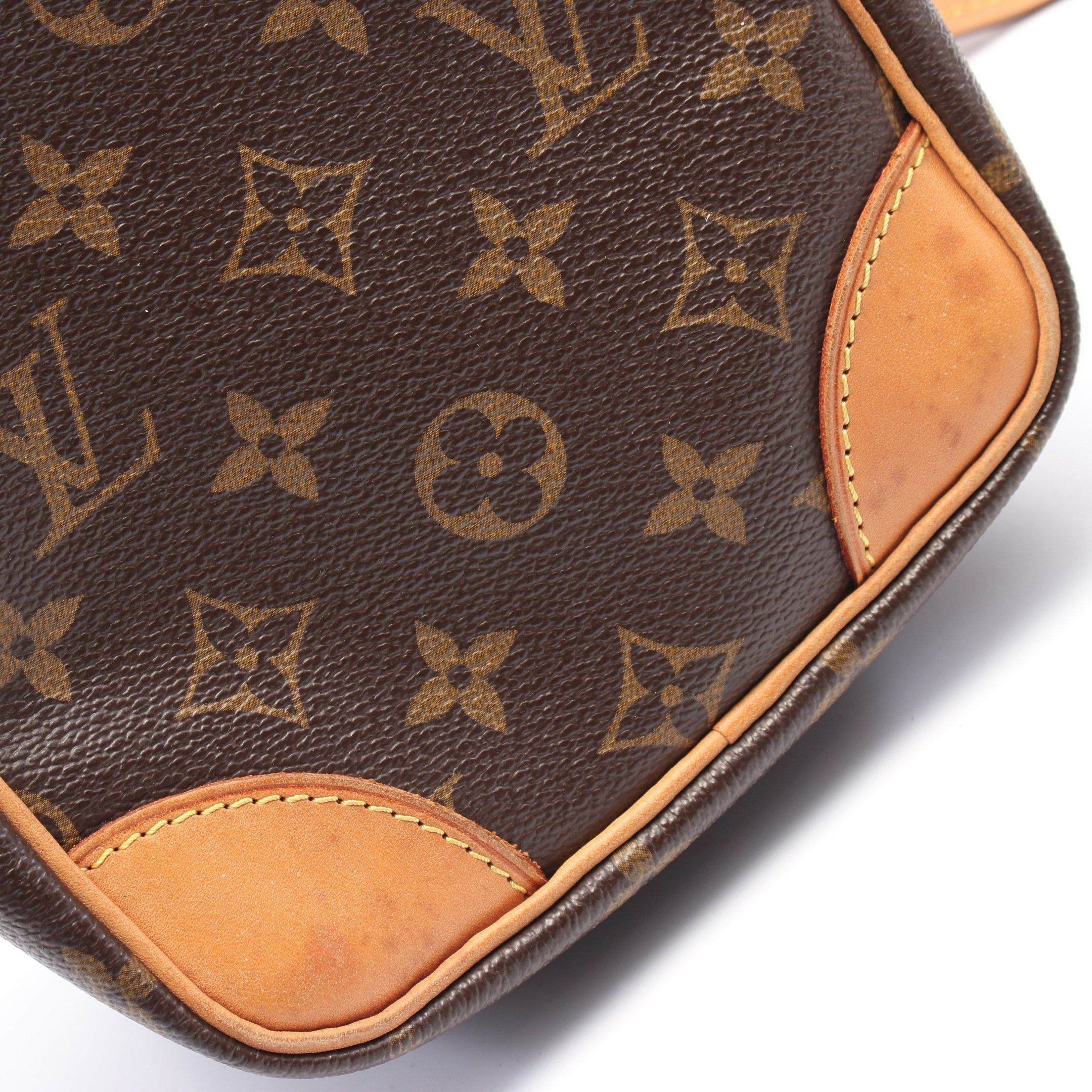 Louis Vuitton Louis Vuitton Amazon Monogram Shoulder Bag Leather Brown Size ONE SIZE - 8 Thumbnail