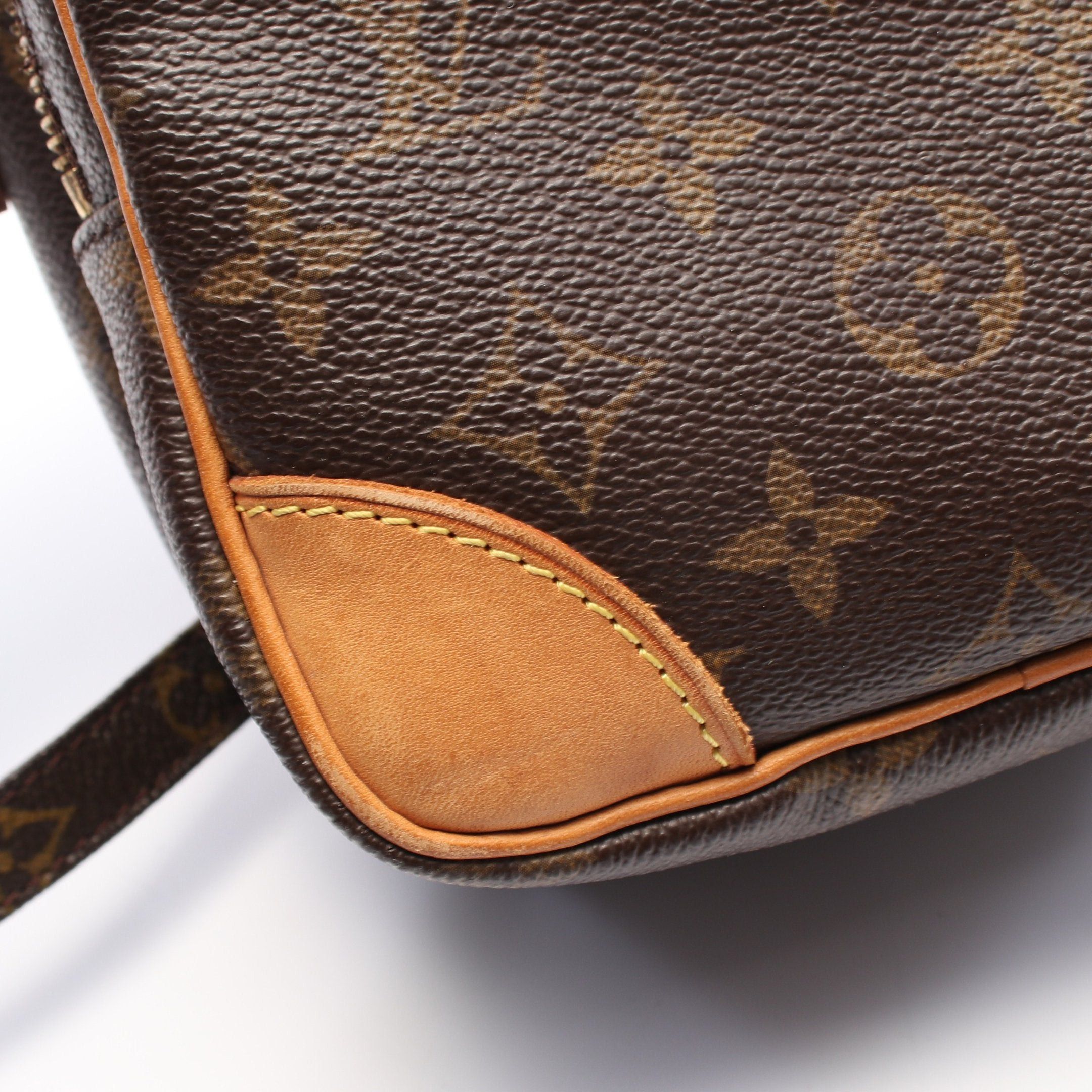 Louis Vuitton Louis Vuitton Amazon Monogram Shoulder Bag Leather Brown Size ONE SIZE - 6 Thumbnail