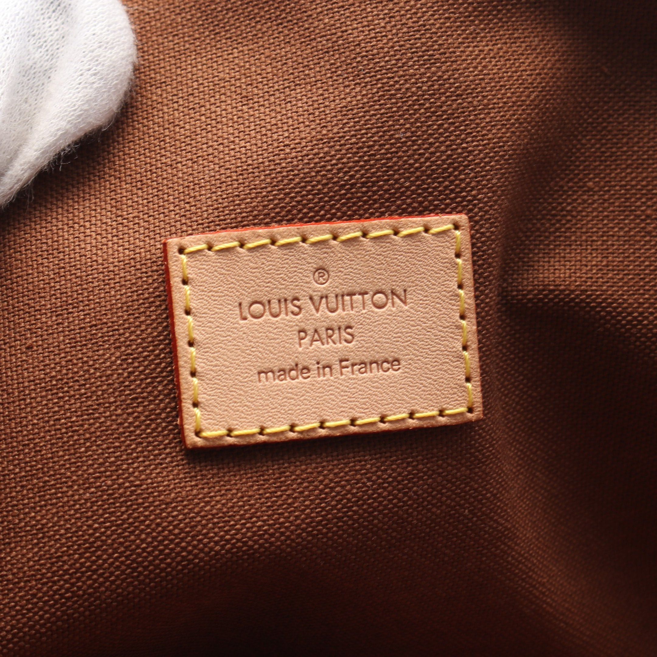 Louis Vuitton Louis Vuitton Lockit Monogram Handbag Leather Brown Size ONE SIZE - 4 Thumbnail