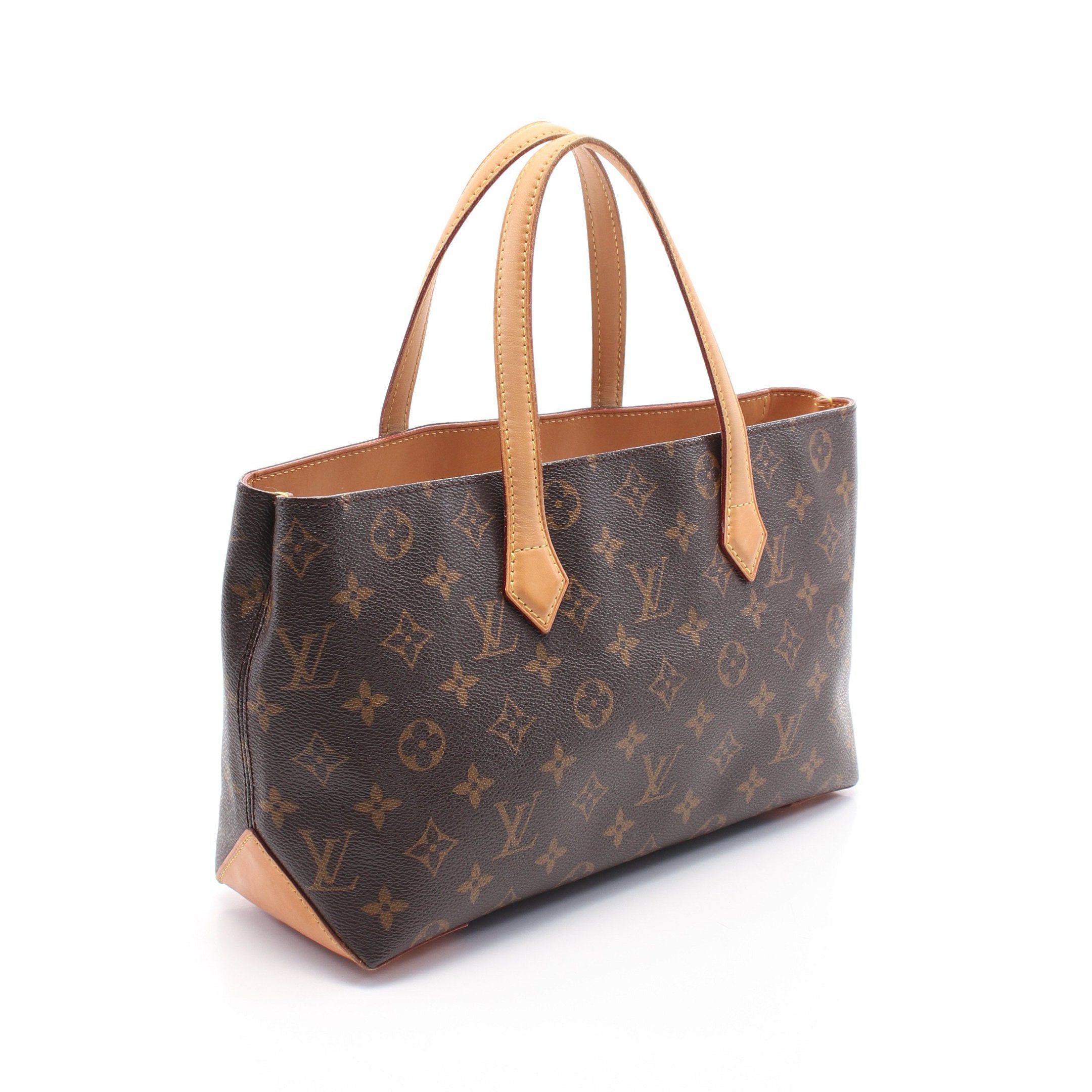 Louis Vuitton Louis Vuitton Wilshire Pm Monogram Handbag Leather Brown Size ONE SIZE - 2 Thumbnail