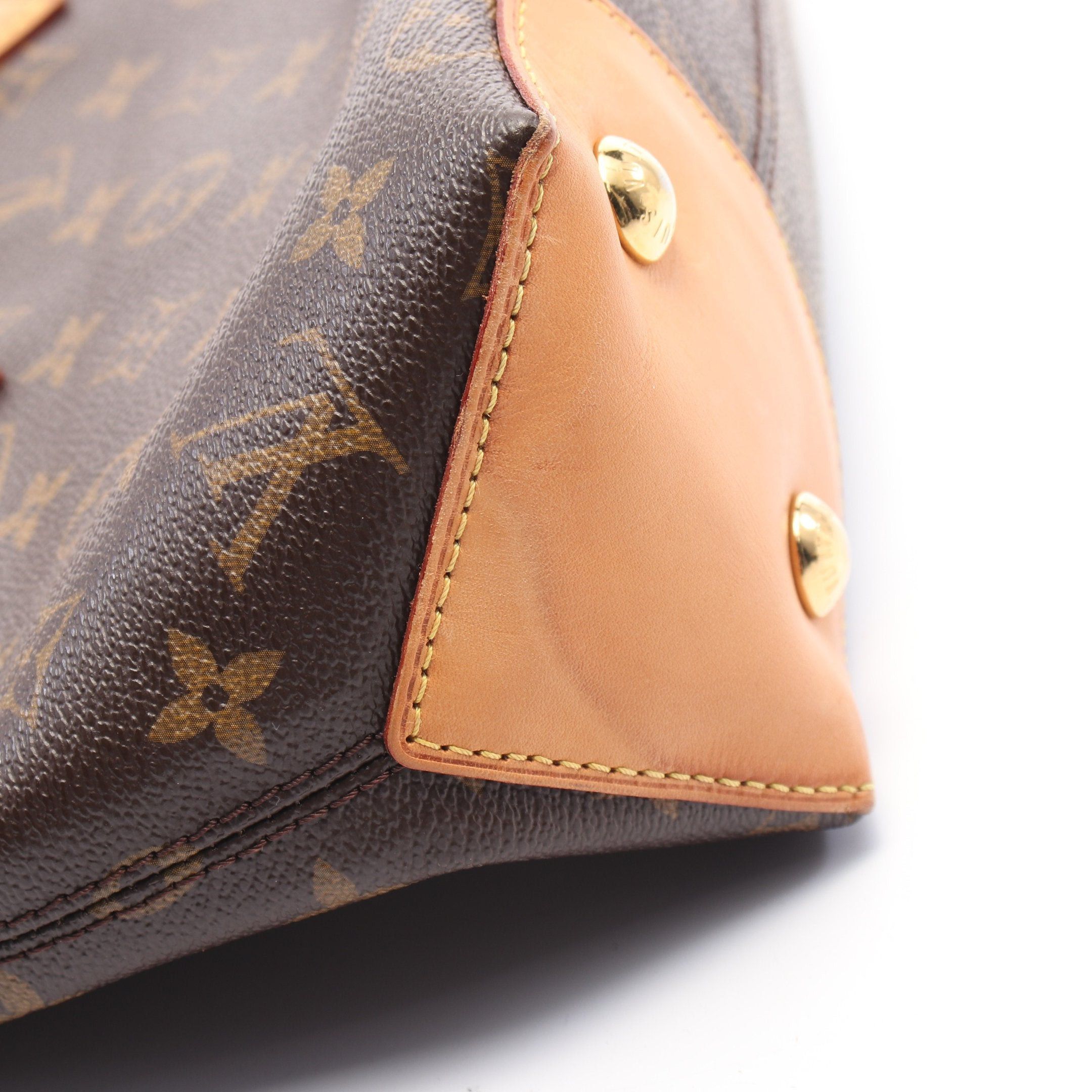 Louis Vuitton Louis Vuitton Wilshire Pm Monogram Handbag Leather Brown Size ONE SIZE - 9 Thumbnail