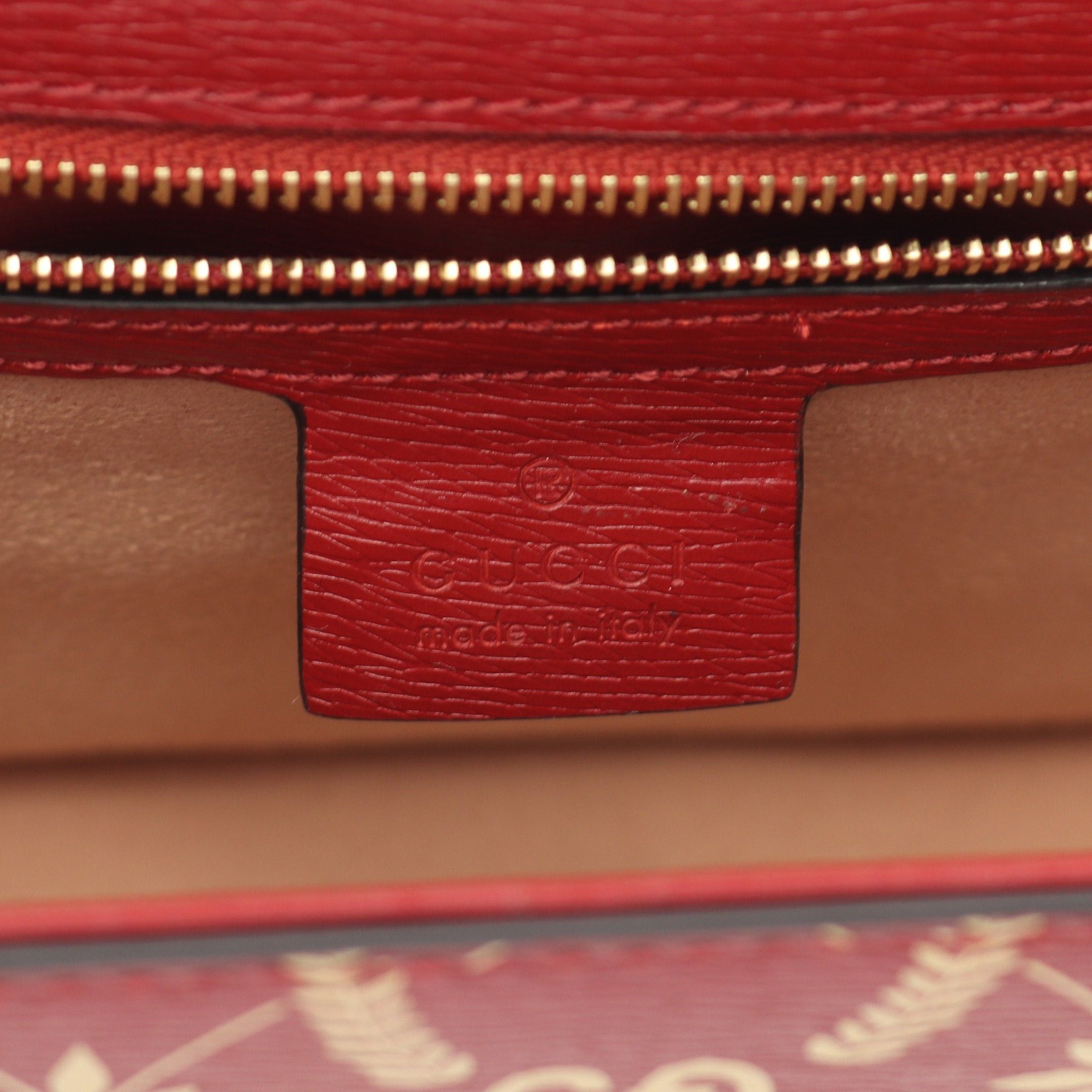 Gucci Gucci Sylvie Sherry Line Gg Pattern Shoulder Bag Leather Red Multicolor Size ONE SIZE - 4 Thumbnail