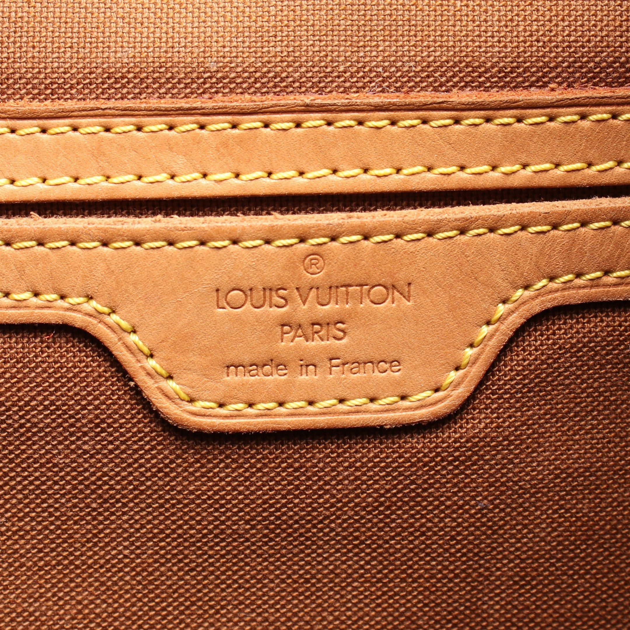 Louis Vuitton Louis Vuitton Montsouris Gm Monogram Backpack Rucksack Leather Brown Size ONE SIZE - 4 Thumbnail