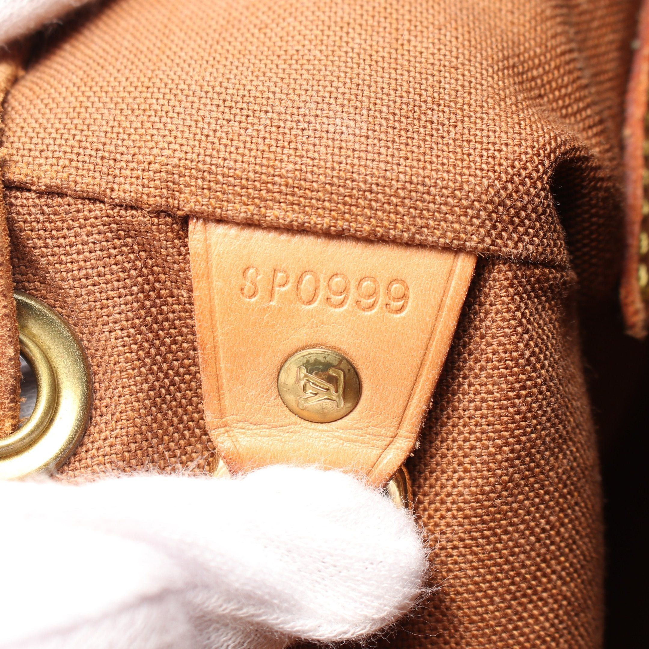 Louis Vuitton Louis Vuitton Montsouris Gm Monogram Backpack Rucksack Leather Brown Size ONE SIZE - 5 Thumbnail