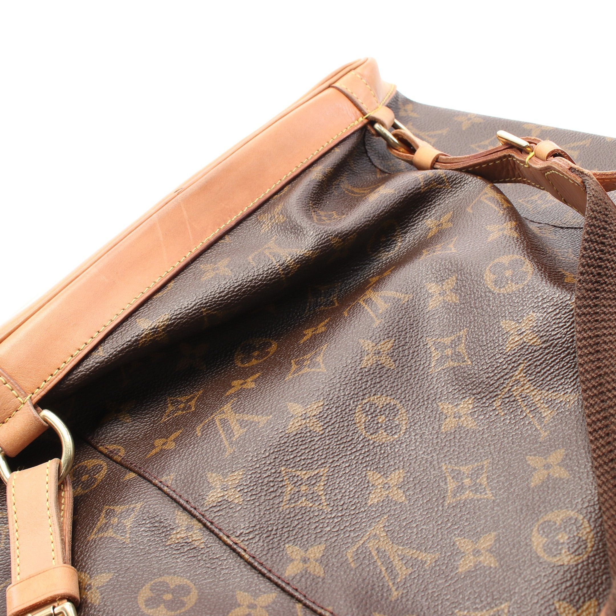 Louis Vuitton Louis Vuitton Montsouris Gm Monogram Backpack Rucksack Leather Brown Size ONE SIZE - 10 Thumbnail