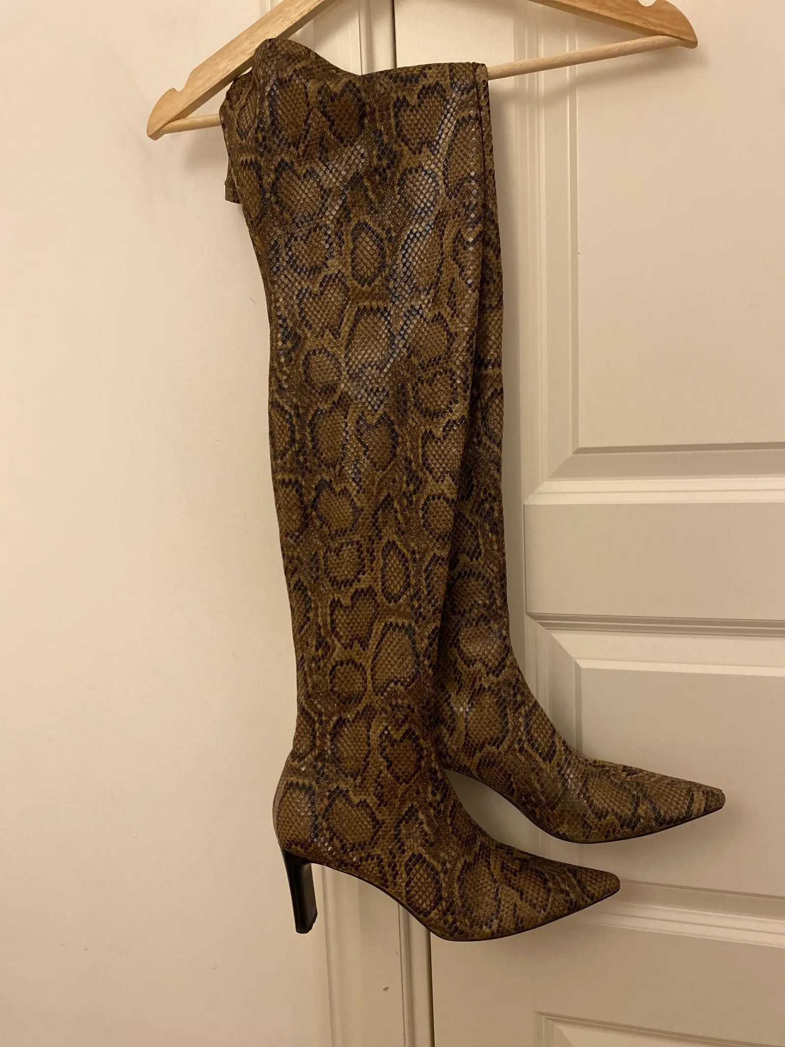 Mango Mango Bottes serpent cheap mango Heels Size US 11 / IT 41 - 3 Thumbnail