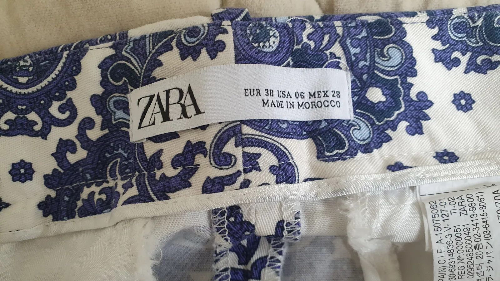 Zara Zara Pants Size 27" / US 4 / IT 40 - 2 Thumbnail