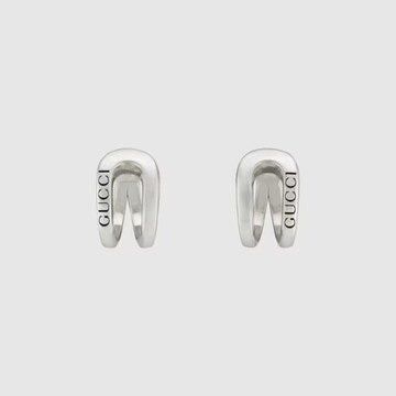 Gucci Gucci Logo Horsebit Wrapped Earrings Size ONE SIZE - 2 Thumbnail