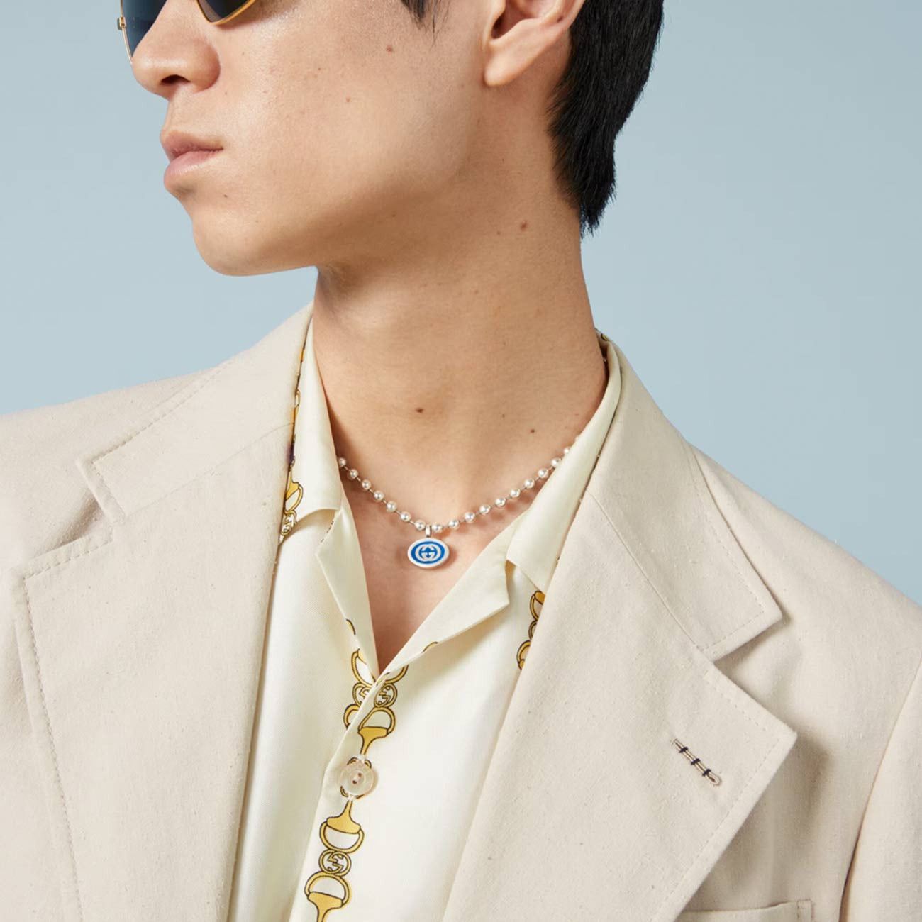 Gucci Gucci Interlocking G Boule Chain Unisex Necklace Size ONE SIZE - 3 Thumbnail