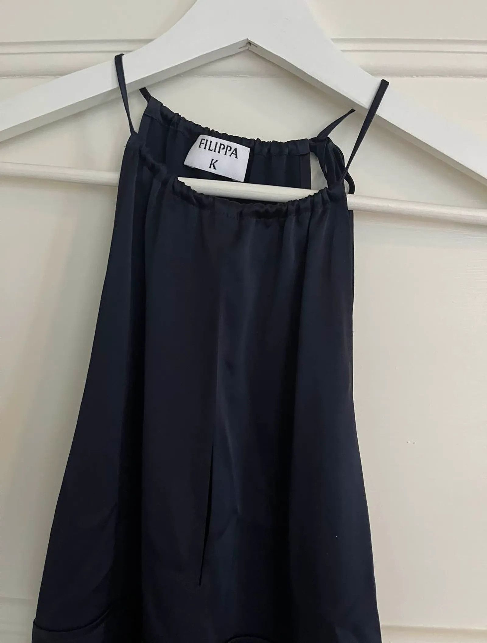 Filippa K Filippa K Gathered Neck Satin Dress Dress Size XS / US 0-2 / IT 36-38 - 3 Thumbnail